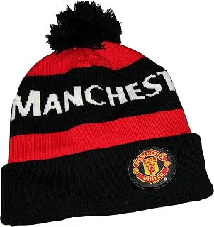 Manchester United Official Collection Bobble Hat