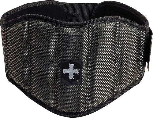 Harbinger Cinturón de levantamiento de pesas contorneado de 7.5 pulgadas para hombre