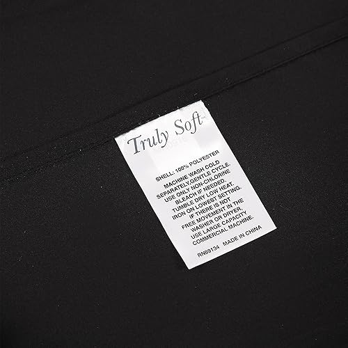 Miniatura 4 de Truly Soft Everyday Juego de funda nórdica y fundas de almohada, tamaño King, color negro
