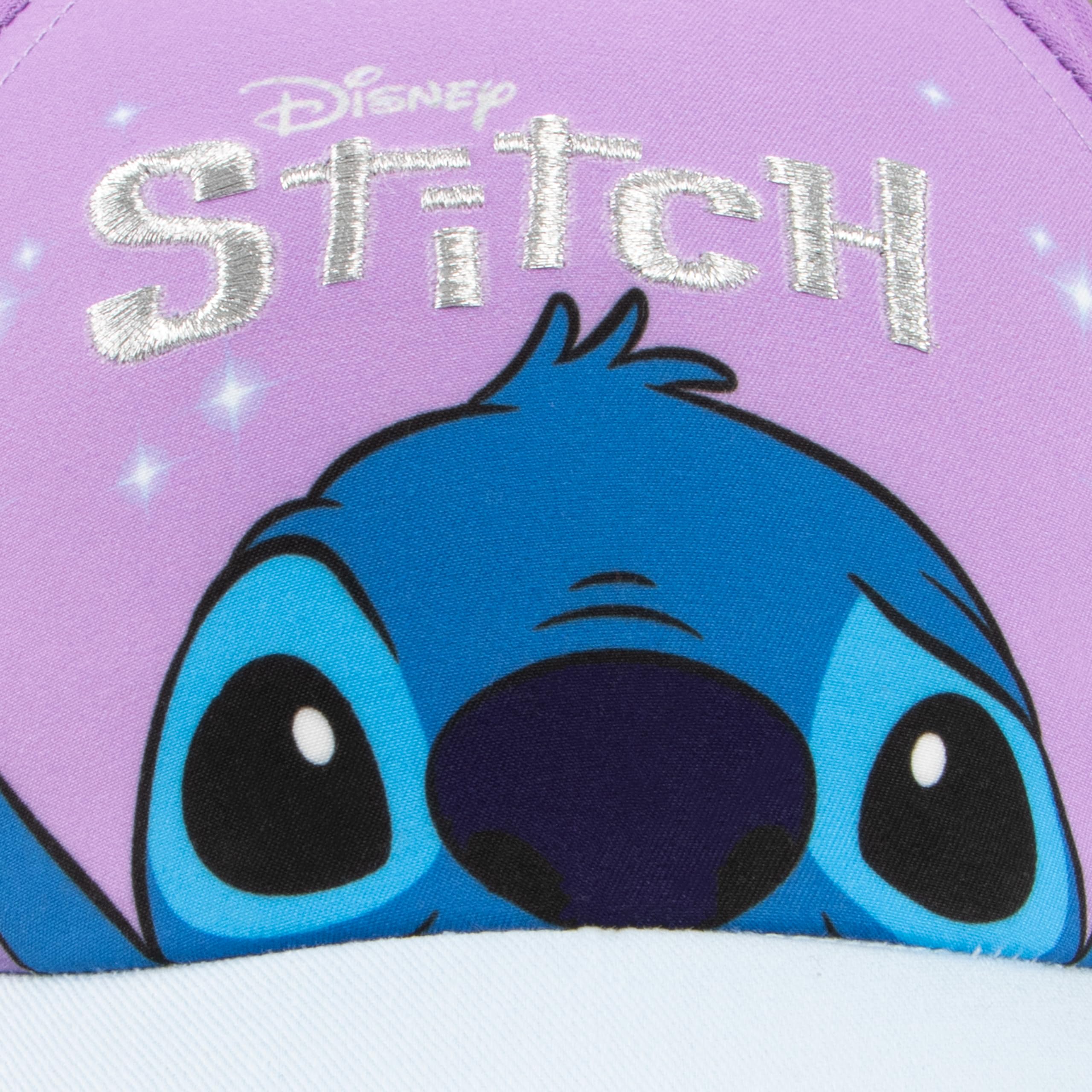 Disney Czapka ze ściegiem | Dziewczęca czapka letnia | Czapki i czapki dziewczęce | Oficjalne akcesoria do ściegu | Jeden rozmiar fioletowy, Fioletowy, Rozmiar uniwersalny