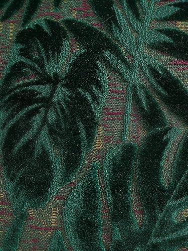 Miniatura 10 de QWINEE 1 funda de almohada de jacquard con hojas para el hogar, cama, habitación, sofá, decoración verde, 18 x 18 pulgadas