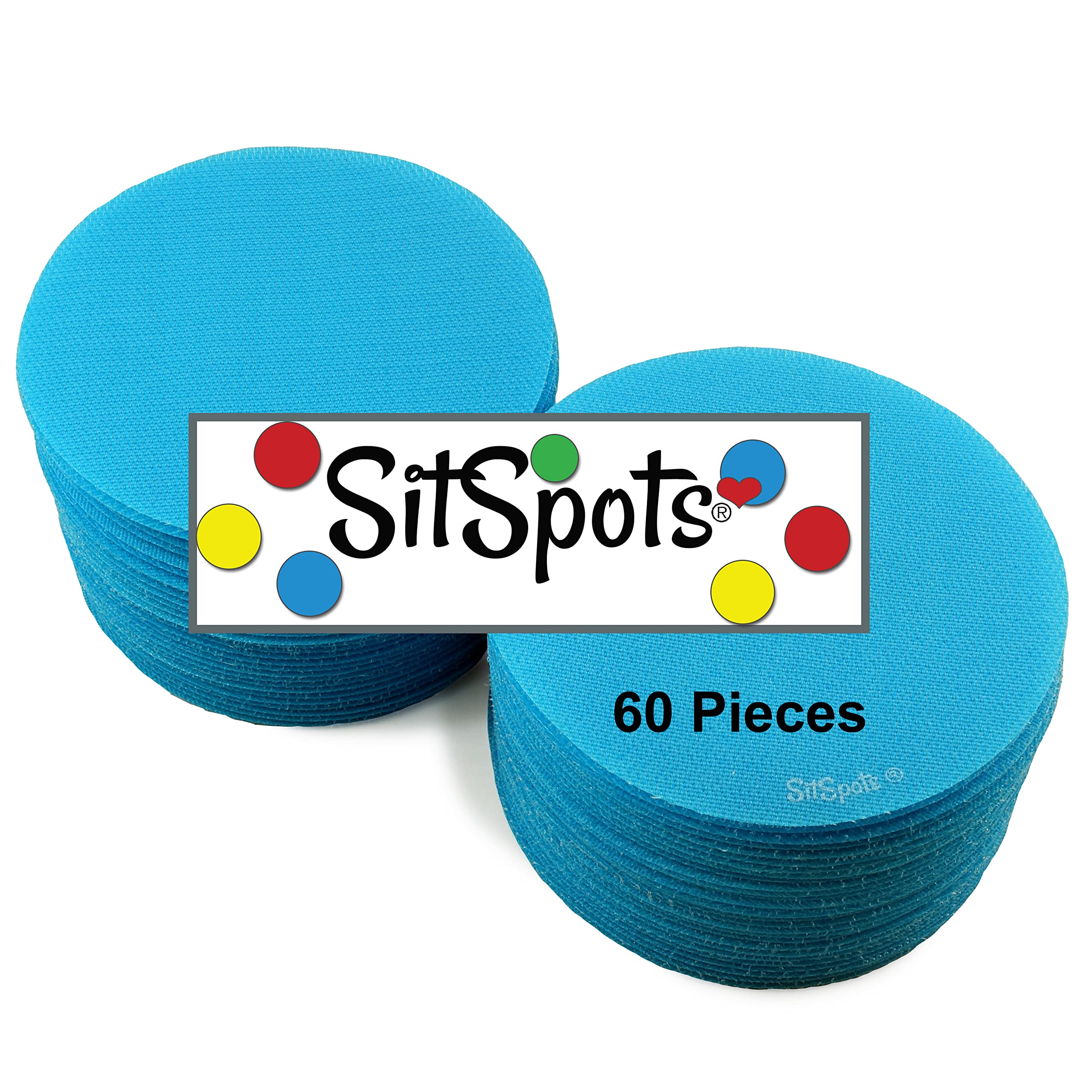 Buy SitSpots® 60 Blue Circle Pack Classroom Circle Floor Dots The