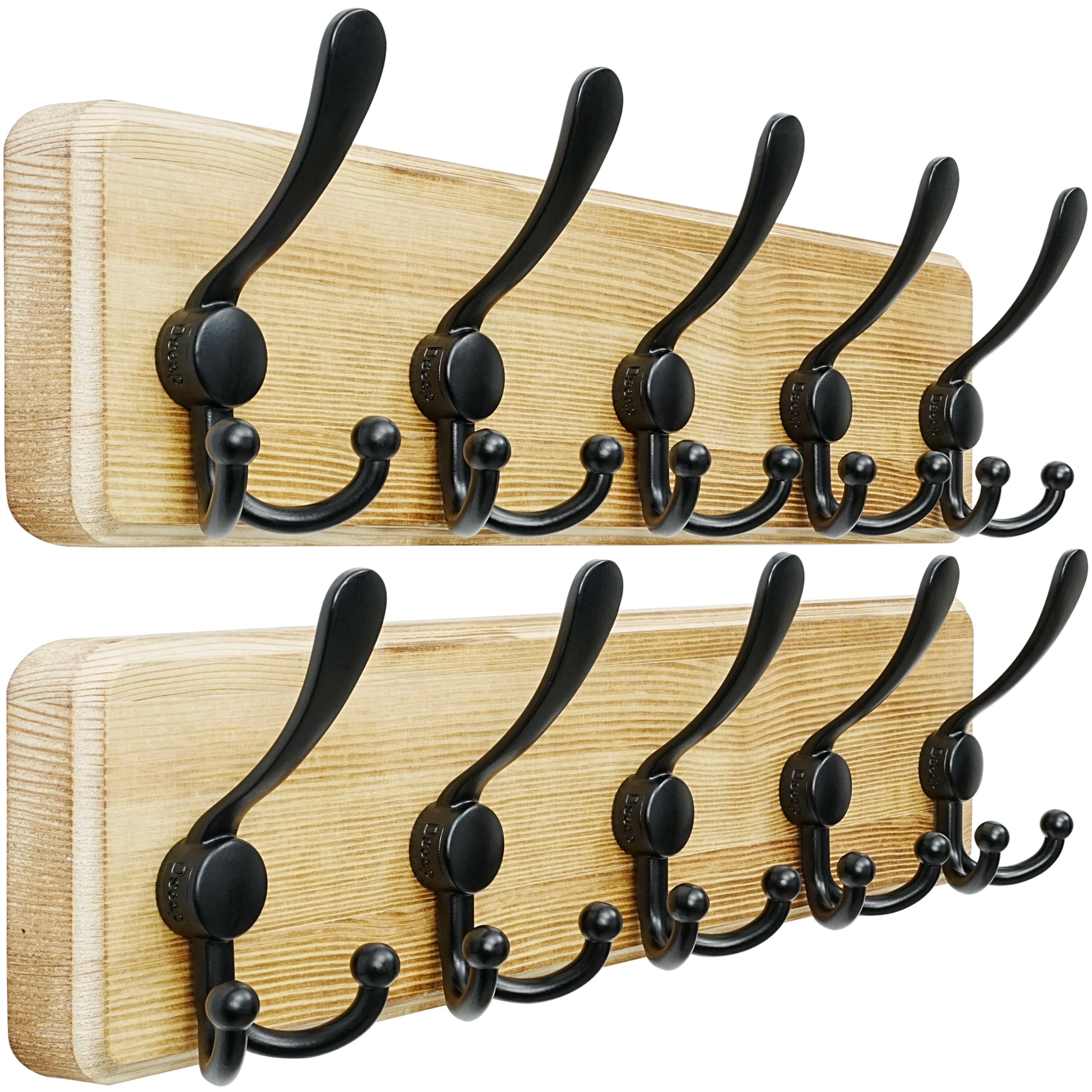 Dseap Coat Rack Wall Mount, Patented, Heavy-Duty