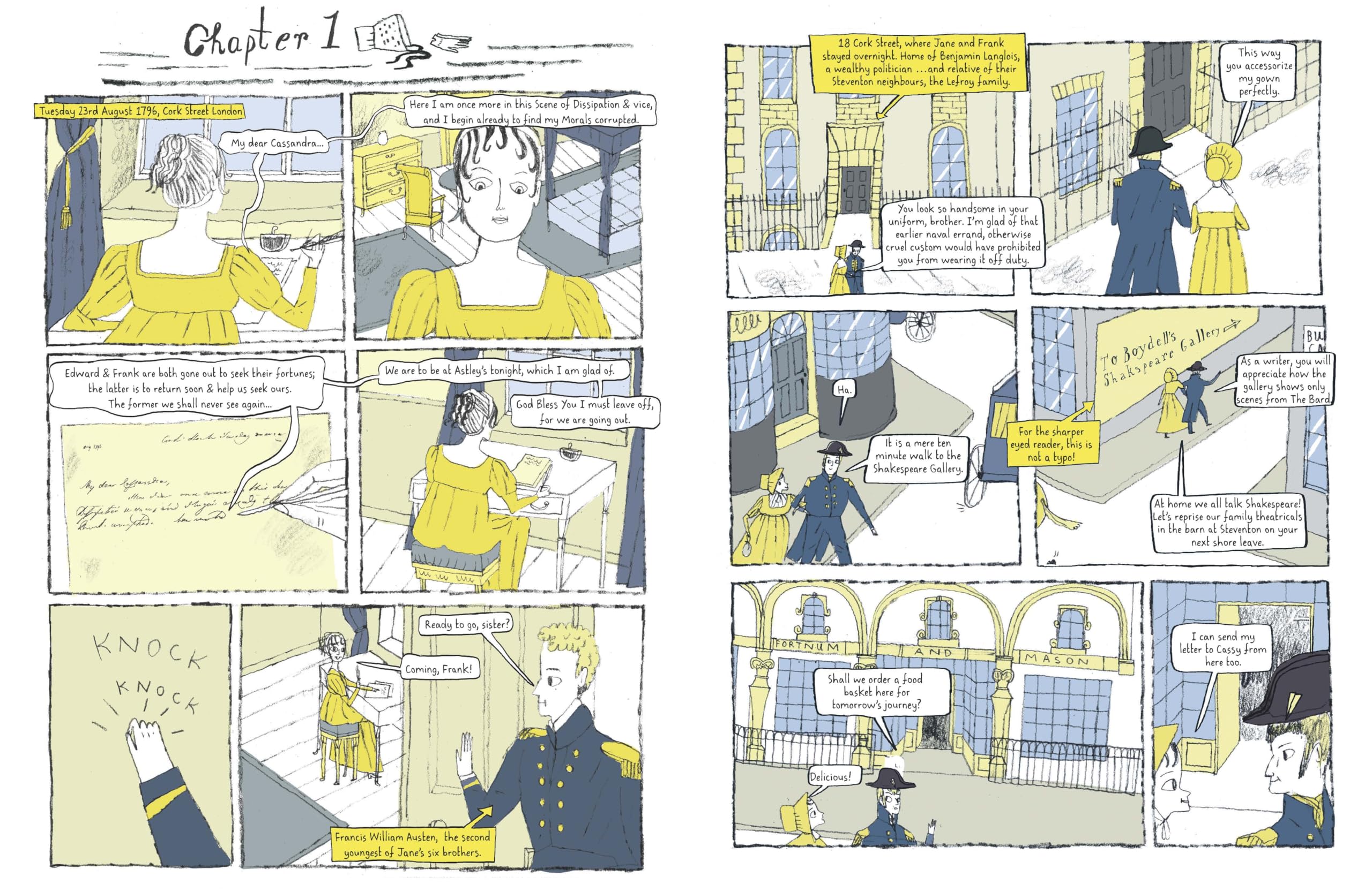 The Novel Life of Jane Austen: A Graphic Biography - Image 3