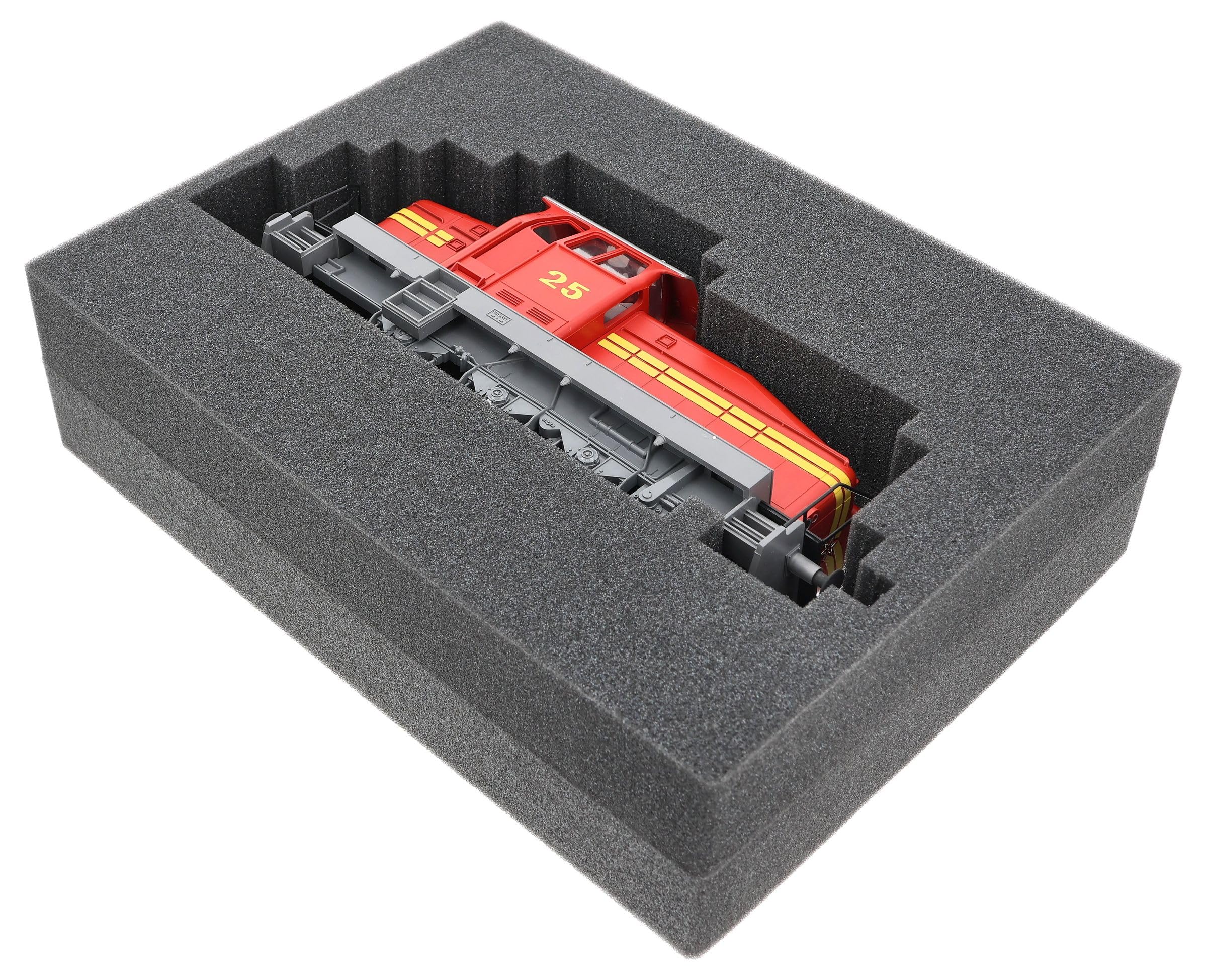 Feldherr Maletín Eurobox 40 x 30 x 28,5 cm con Tapa abatible y Espuma para Recoger y desplumar, Juego Completo para Transportar y Proteger Equipos de Forma Segura