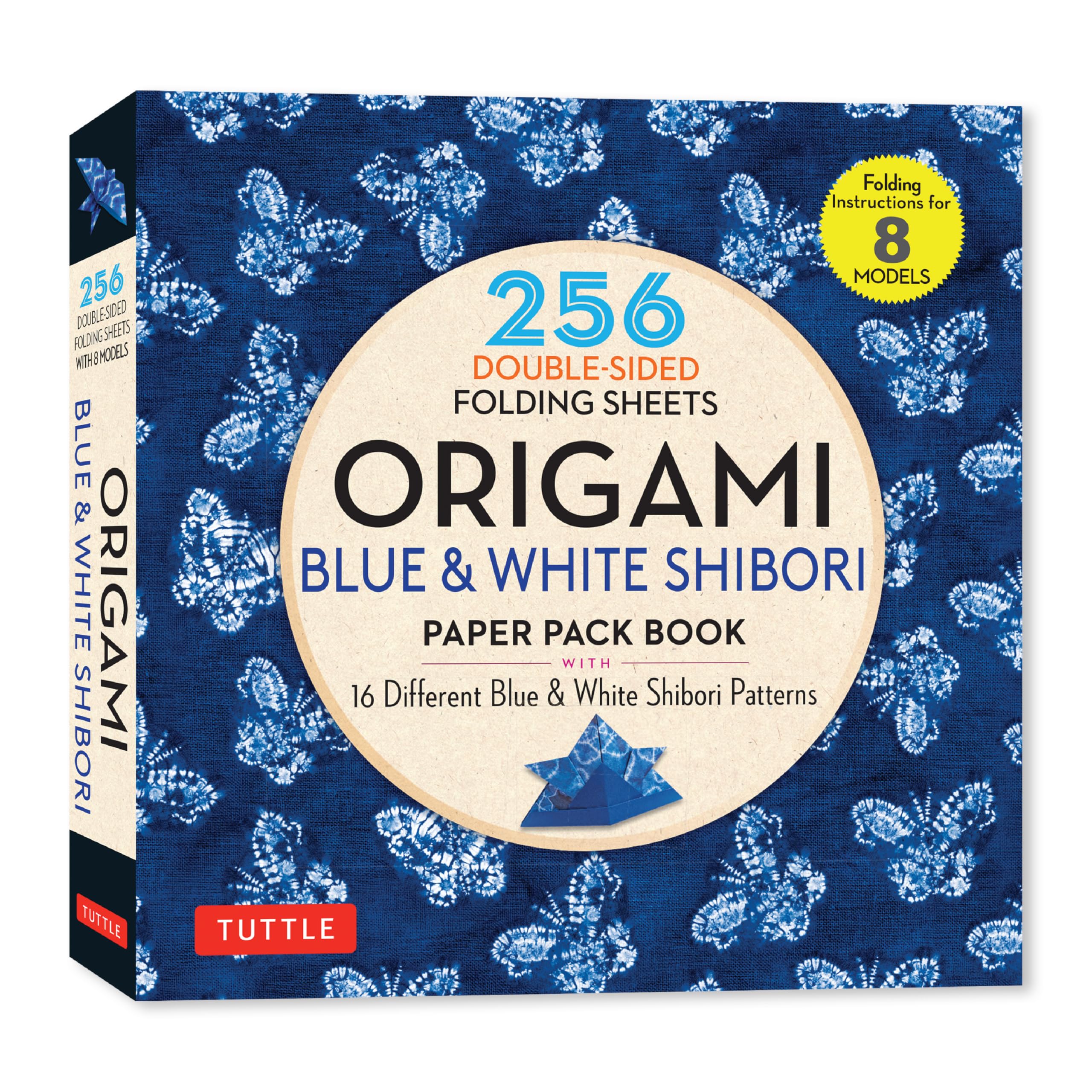 Origami Blue & White Shibori Paper Pack Book by  Tuttle Studio - 9780804859622