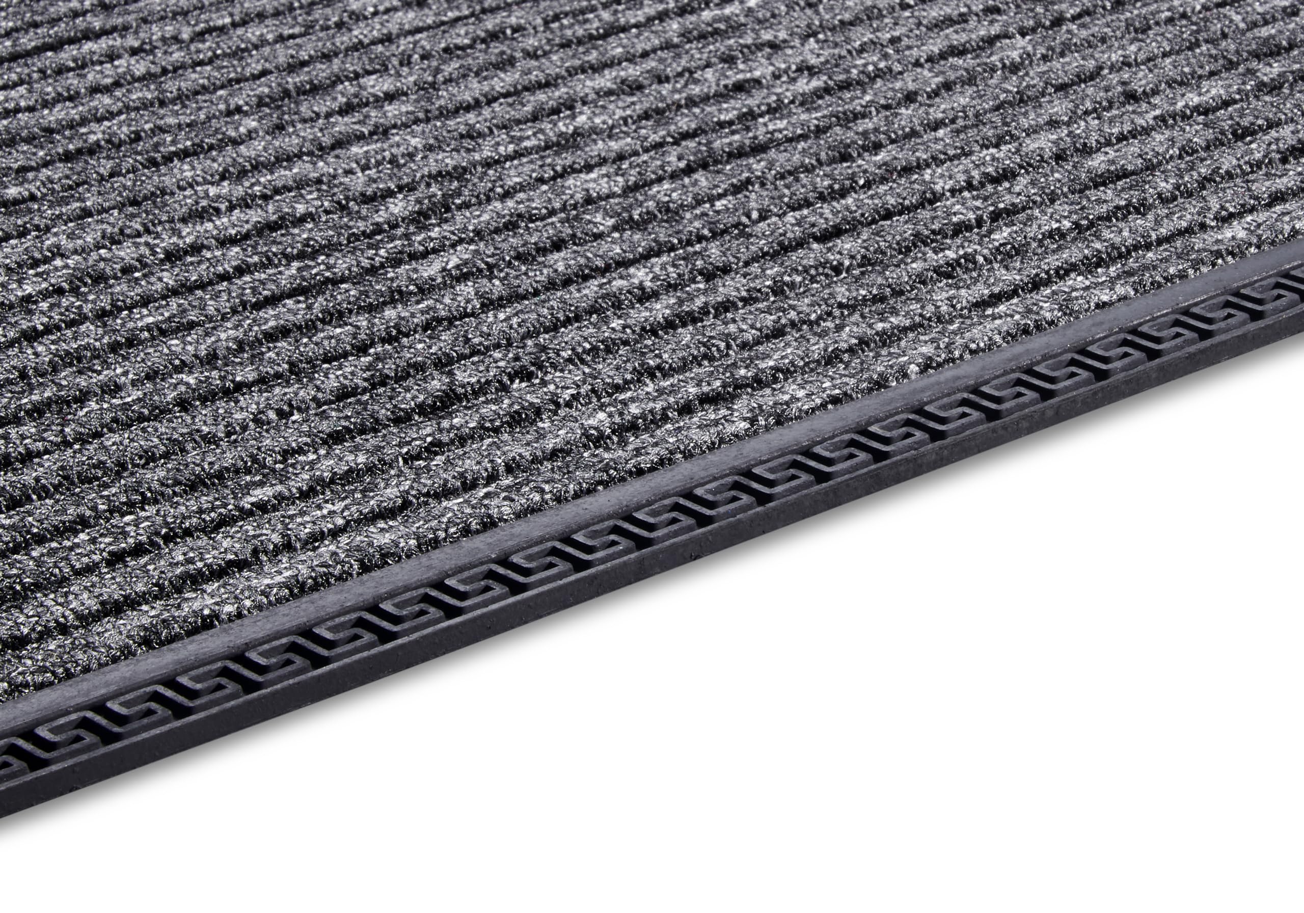 HANSE Home Mix Mats Paillasson pour intérieur et extérieur, antidérapant, résistant aux intempéries, pour Couloir, terrasse, entrée, 45 x 75 cm, Gris