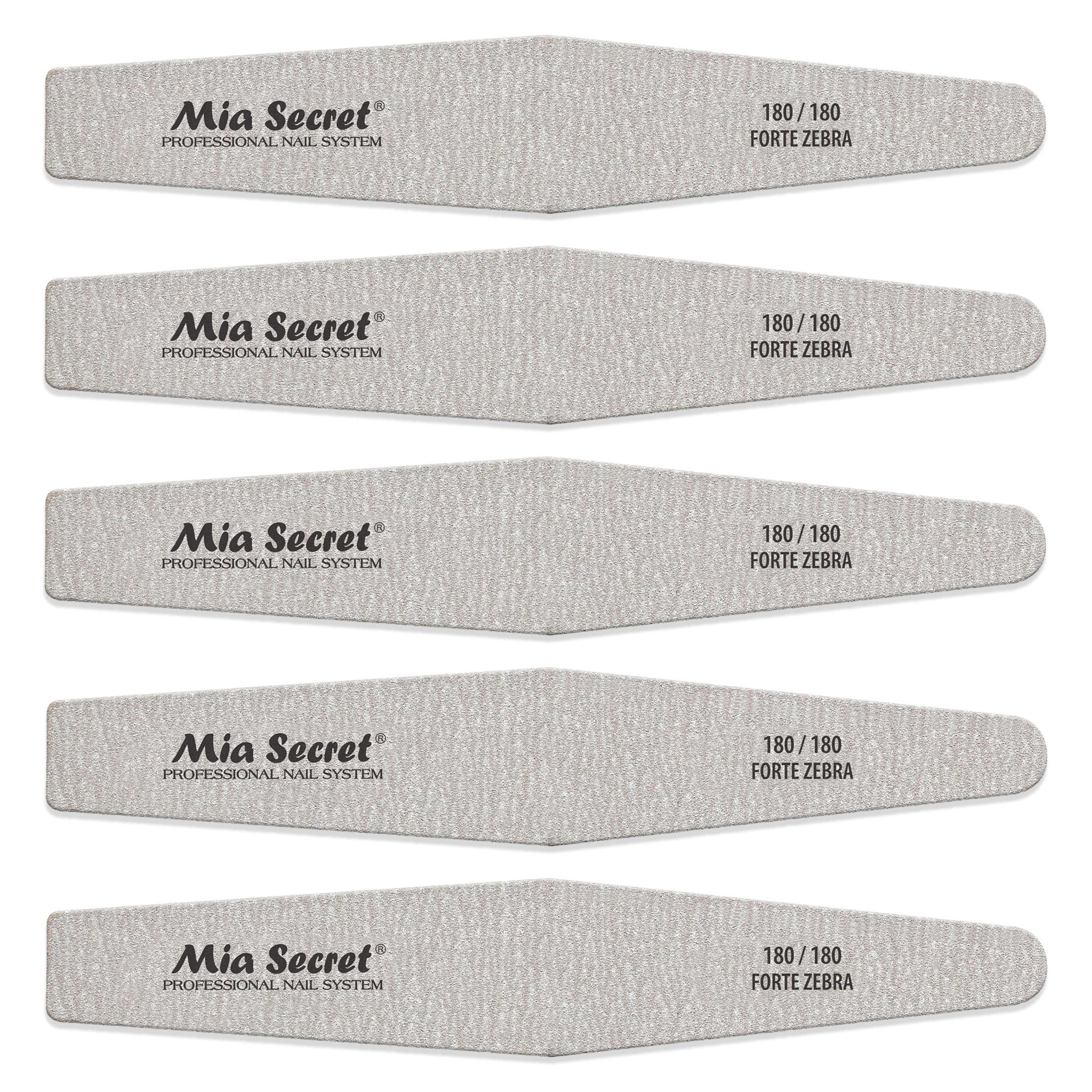 Mia Secret Forte Zebra Diamond Nail File (Blue Center, 5)