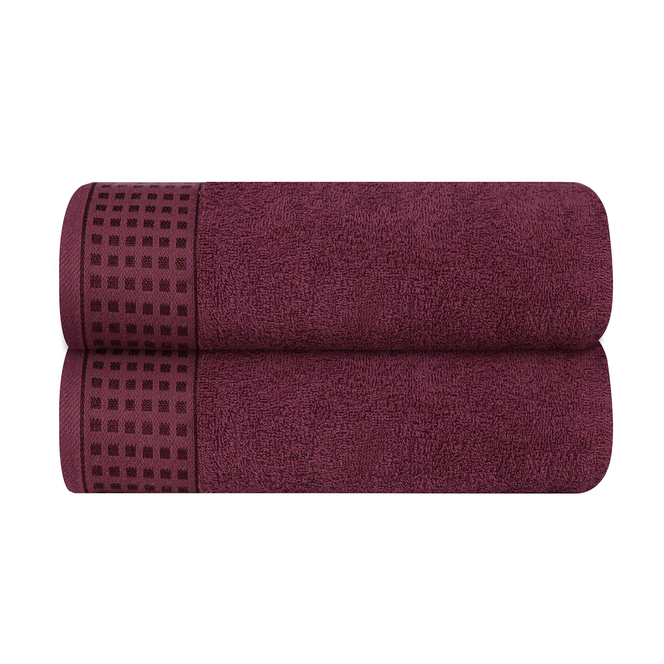 GLAMBURGBox Design Bath Towels Pack of 2
