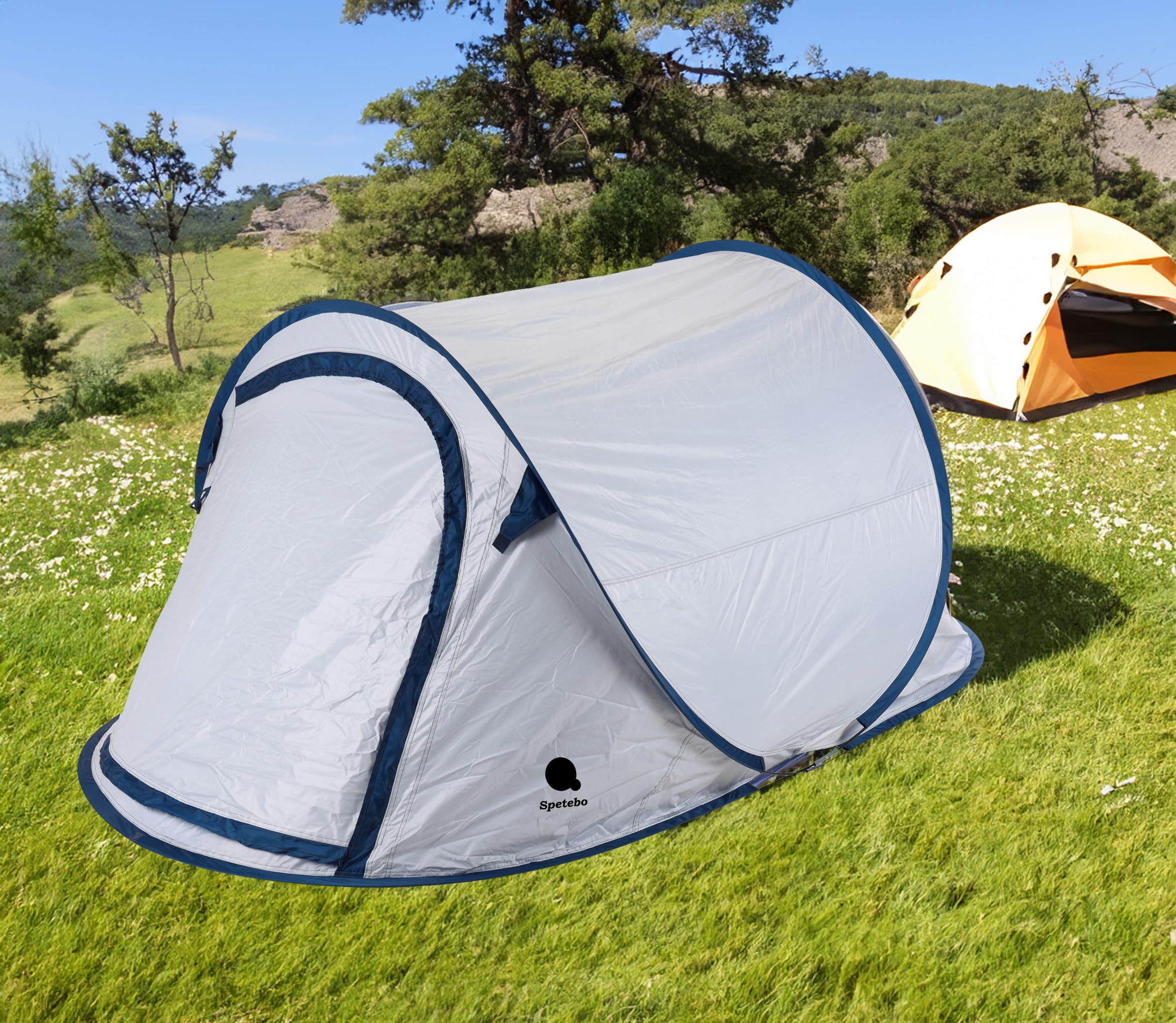 Tenda da lancio, dimensioni a scelta per 2 persone (220 cm) o per 3 persone (240 cm) – Tenda pop up – Tenda da campeggio …
