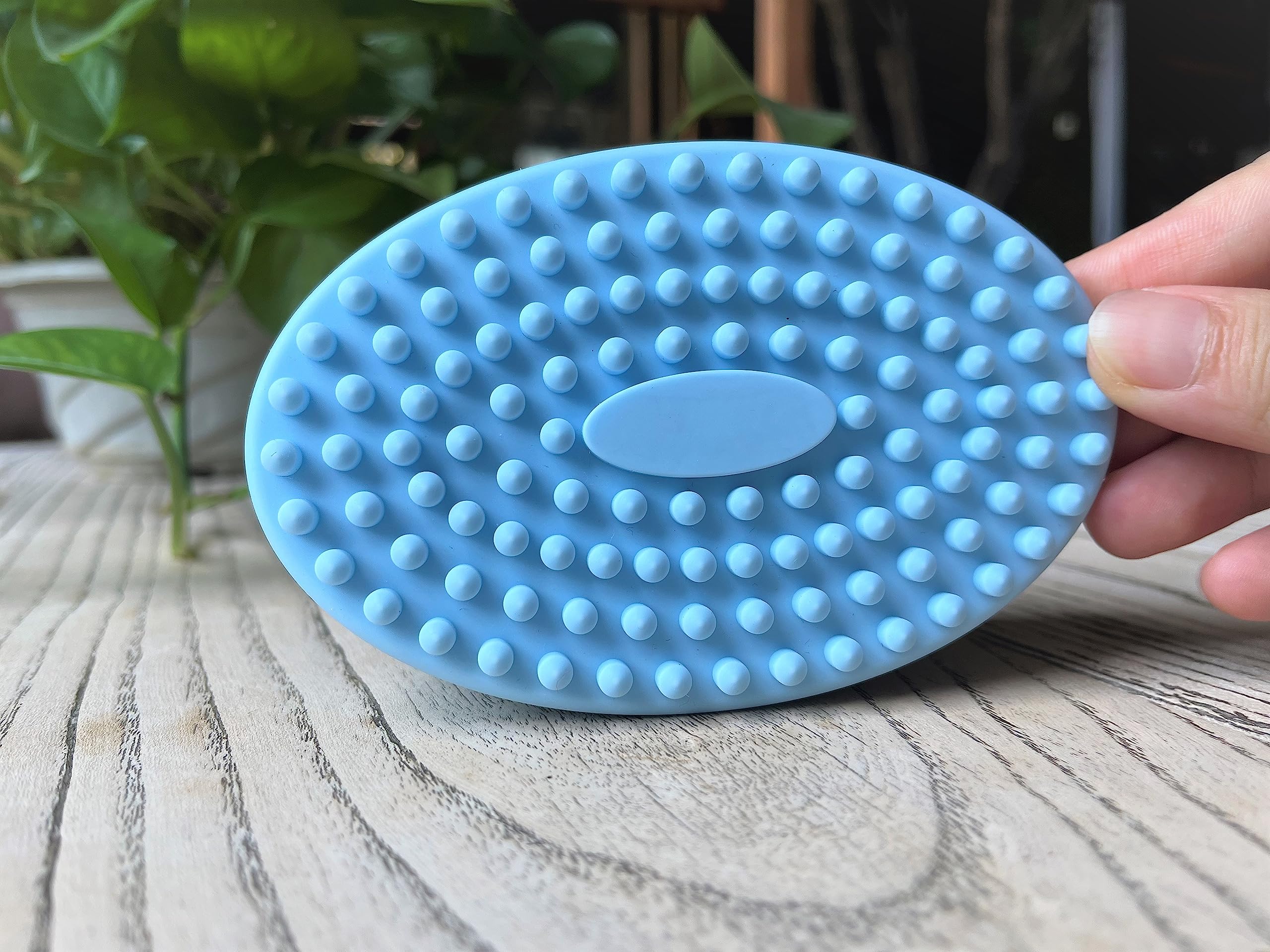Premium Sensory Brush for Kids or Autism Soft Silicone Body Scrubber, 2 in 1 Sensory Room Occupational Therapy Brush - Image 4