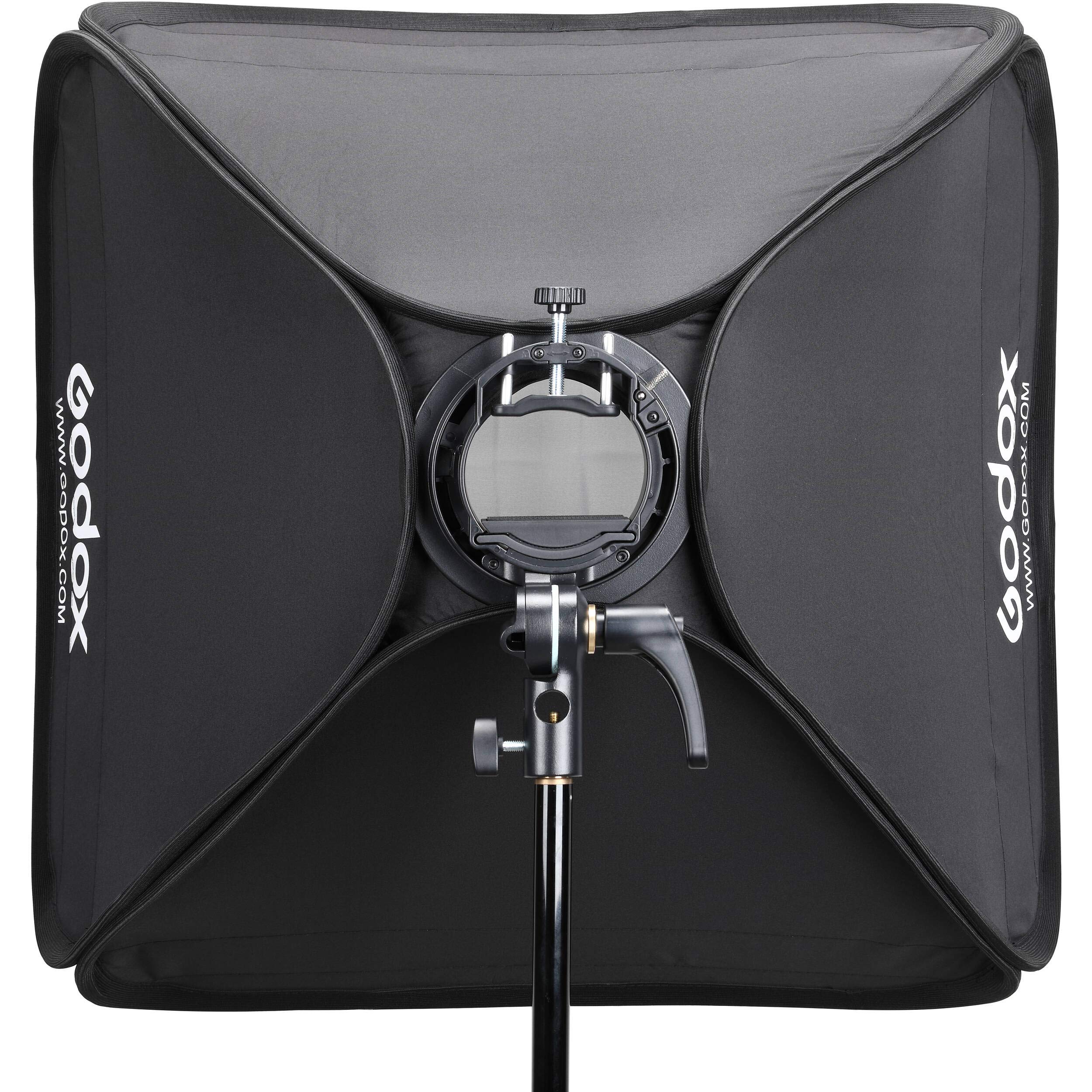 S2 Typ Bracket Bowens + Softbox 80 x 80 cm