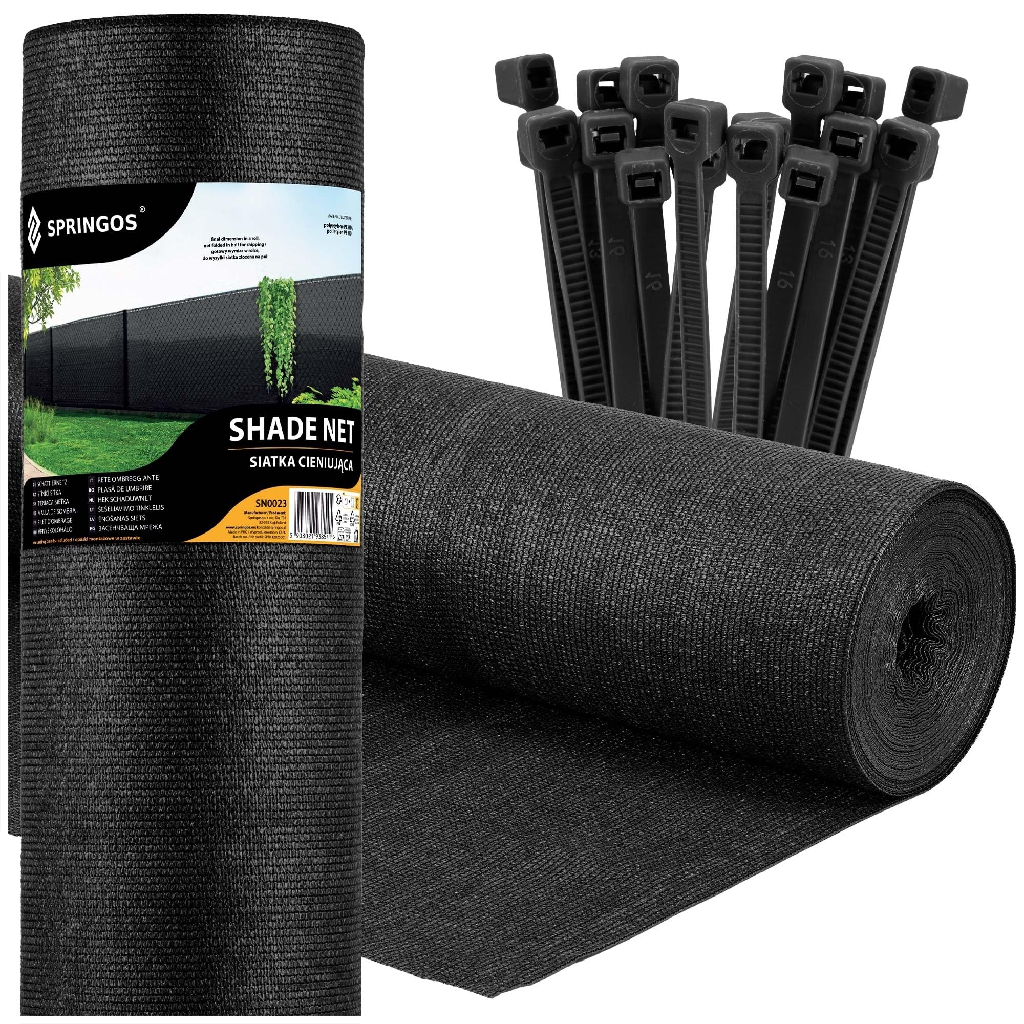 Rete Per Privacy Da Giardino 1x6m - 120g/m², HDPE, Resistente UV, Con 50 Fascette E Corda - Schermo Ombreggiante Per Recinzione, Balcone, Terrazzo