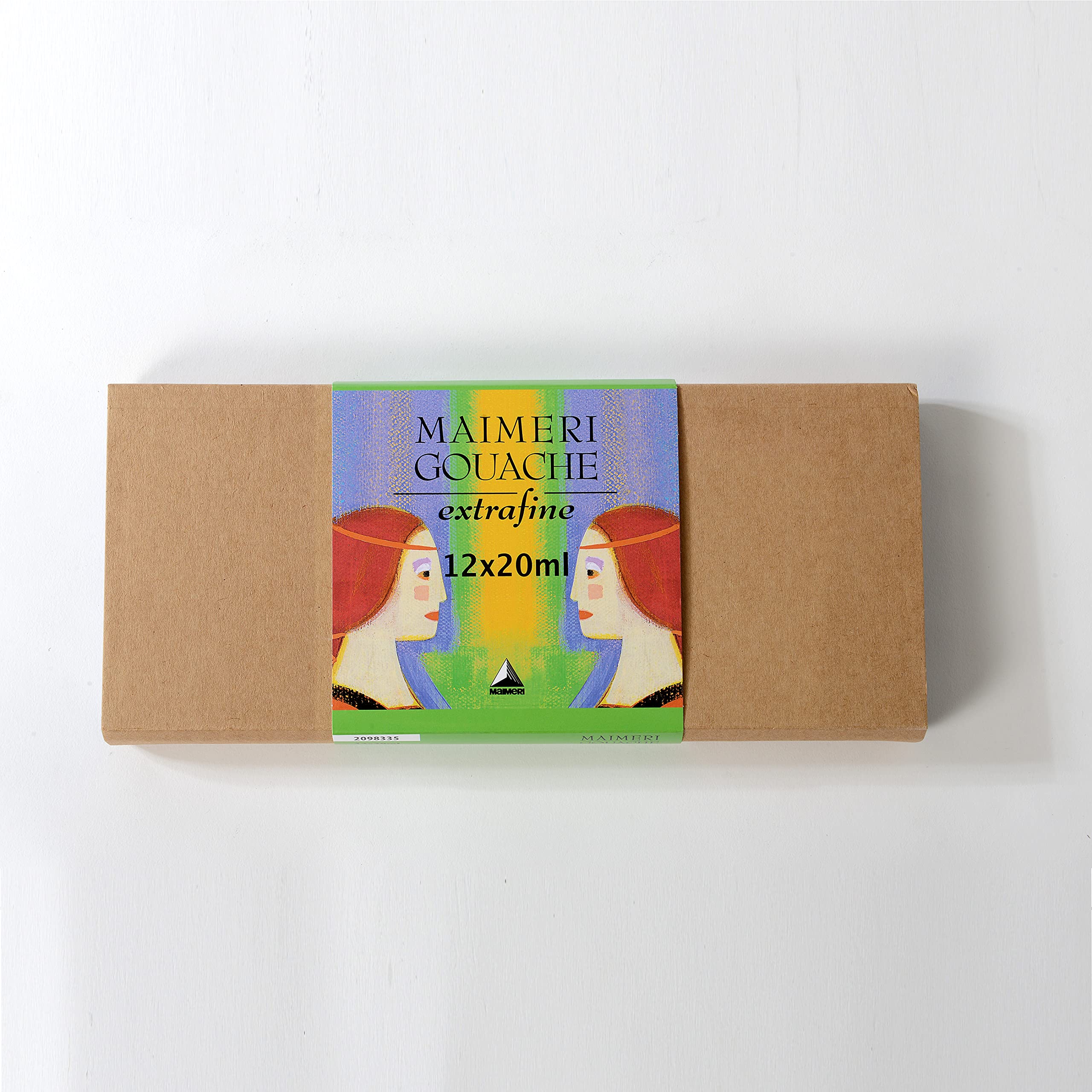 MAIMERI Gouache, Gouache Bellas Artes, Set Plástico, Col. Surtidos, 12uds | Colores Gouache Extrafinos Hechos En Italia