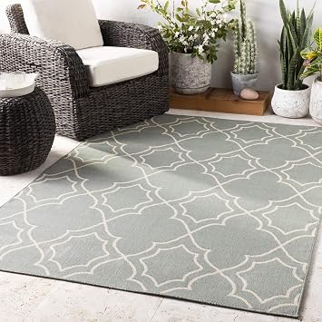 Georgia Green Indoor / Outdoor Area Rug 23" x 46