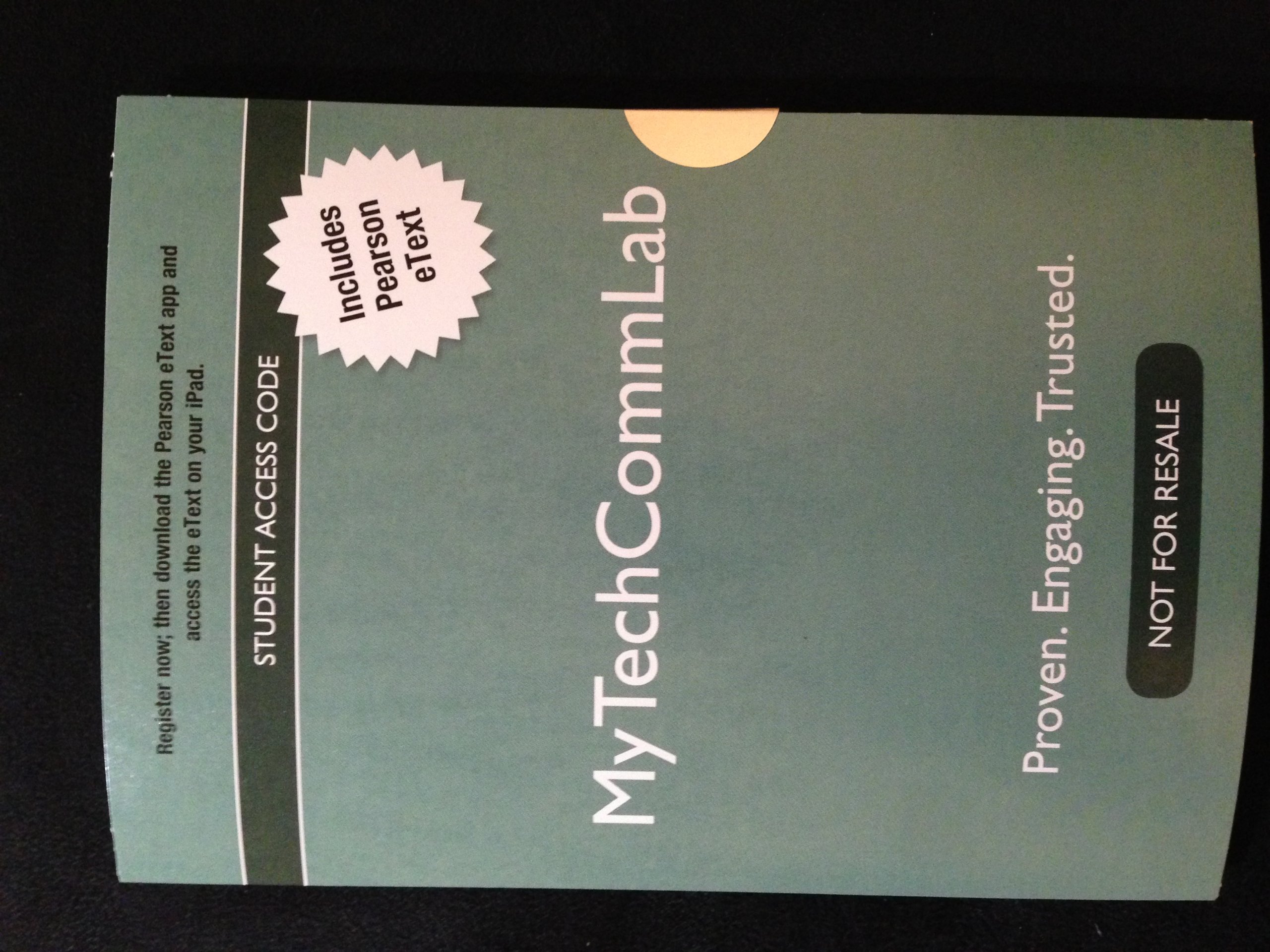 NEW MyLab Tech Comm with Pearson eText -- Valuepack Access Card