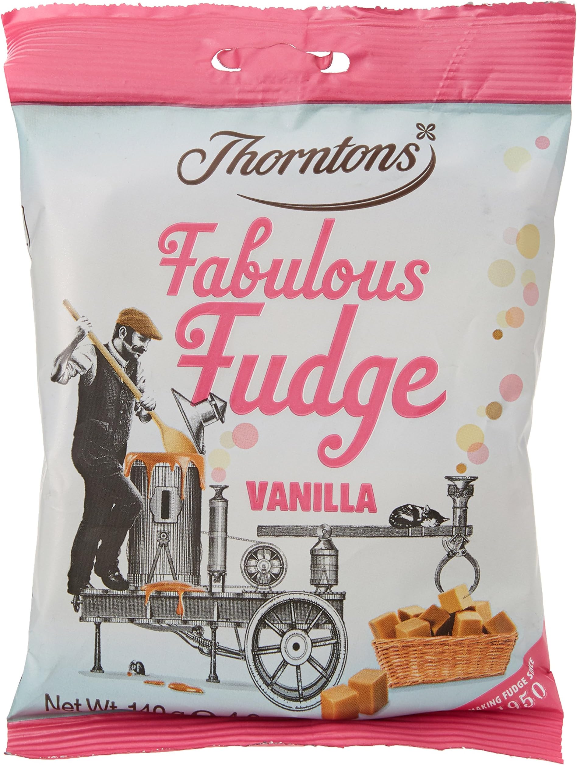 Thorntons Vanilla Fudge Bag, 140 g
