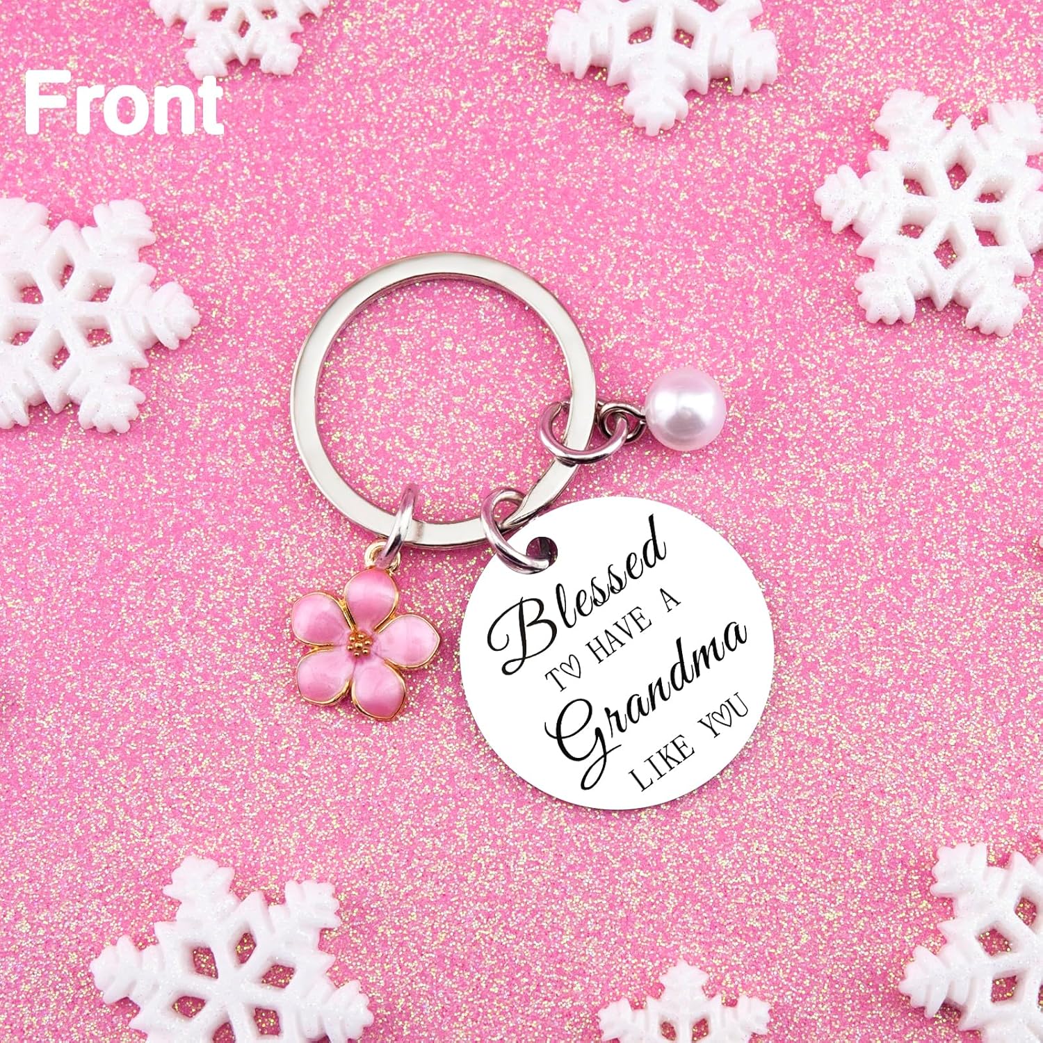 Grandma Keychain Grandma Gifts From Grandkids Grandmas Birthday Gifts for Grandmas Accessories Best Grandmother Christmas Gift - Image 2