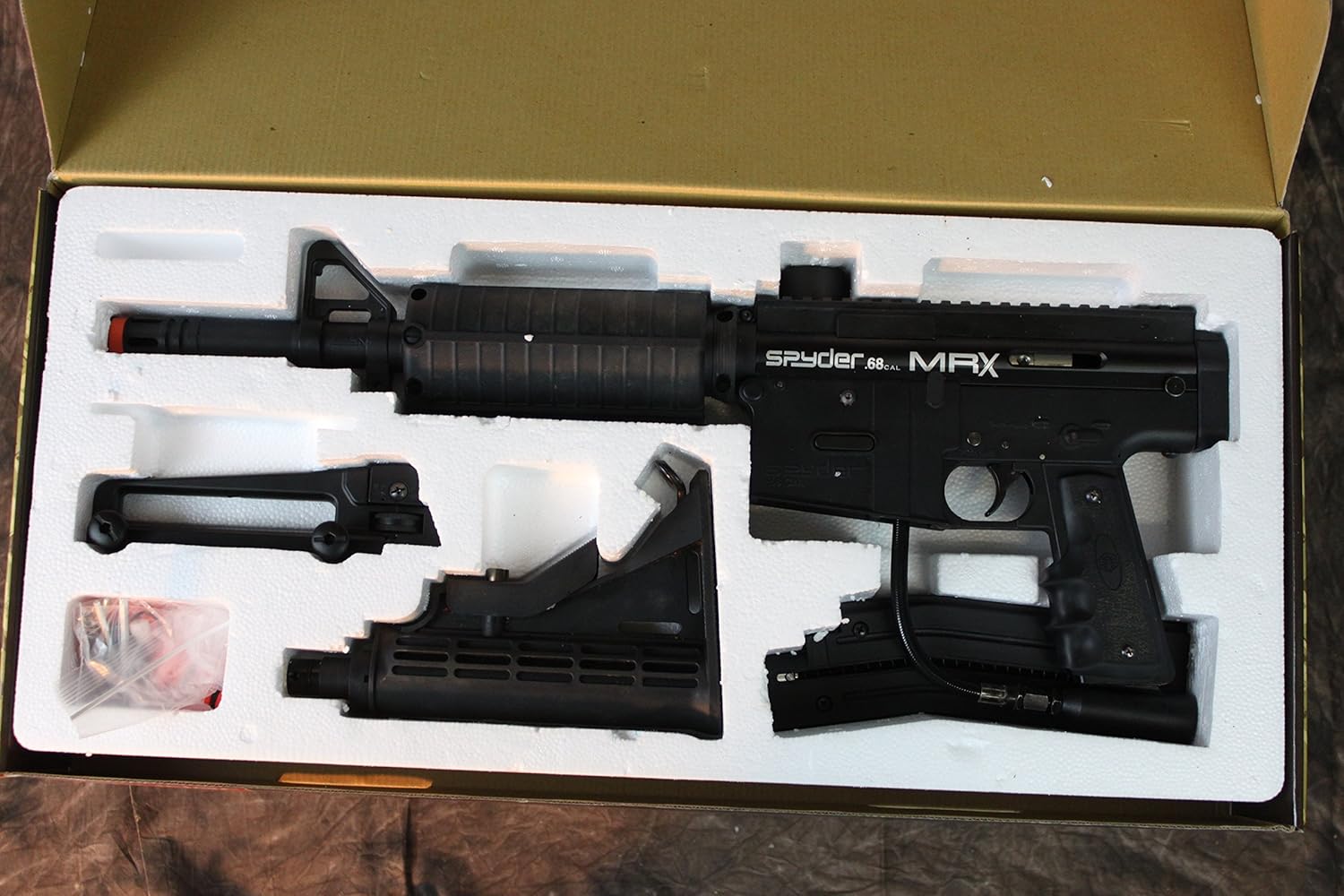 Spyder MRX Magazine Fed Paintball Marker Gun 4+1 9oz Sniper