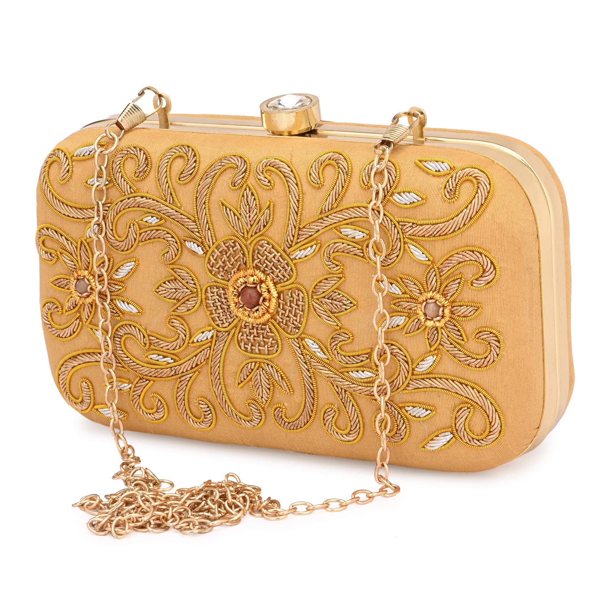 Hand Embroidered Women's Clutch