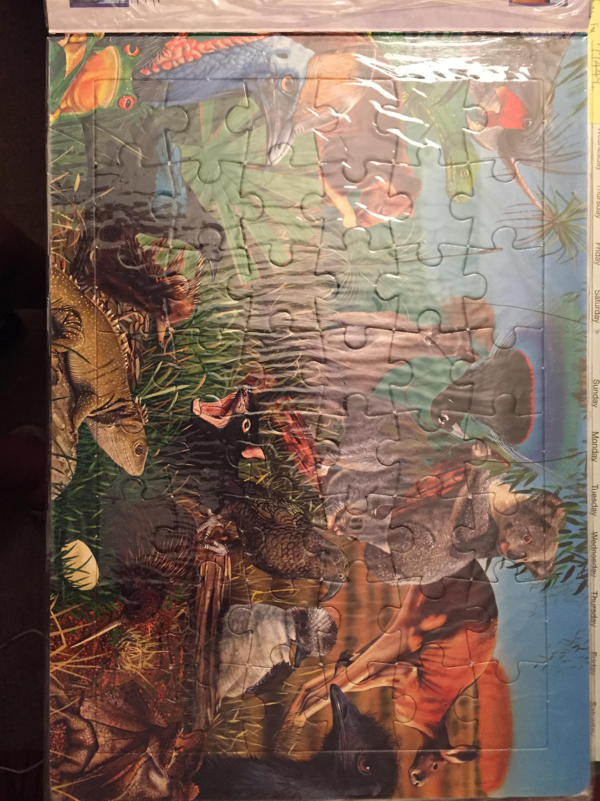 Animals of the World [With 6 48-Piece Jigsaws] [Hardcover] Garry Fleming - PT03