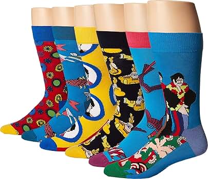 ビートルズ ソックス 6足セット BOX The Beatles x Happy Socks Collector Box Set x6 - Pack #2