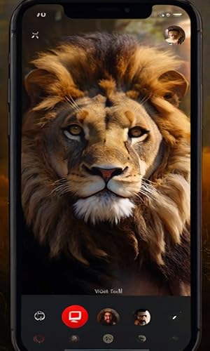 Fake call Lion - Voice Calls & Video prank Chat Simulation - Lion Fake Call Game for kids