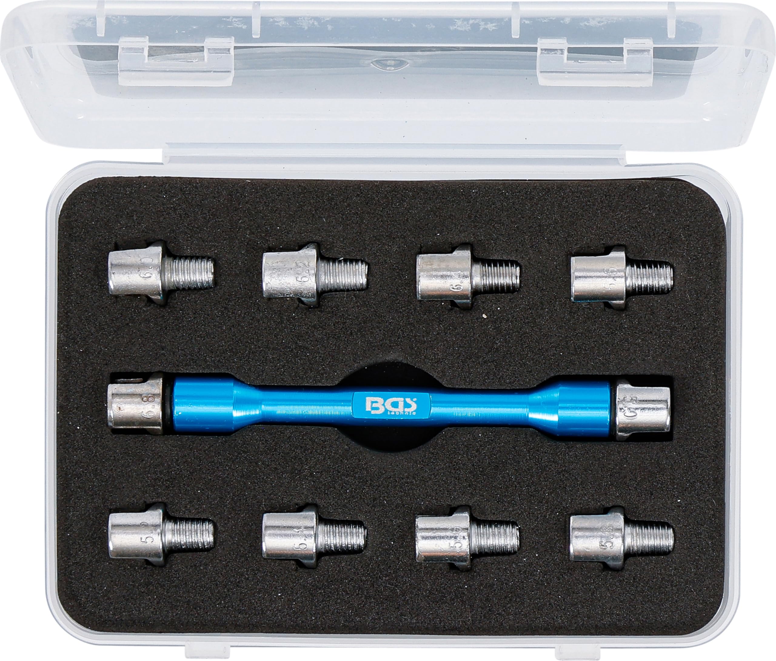 BGS 8361 | Chiave per raggi | teste intercambiabili | per motoveicoli | 10 pz.