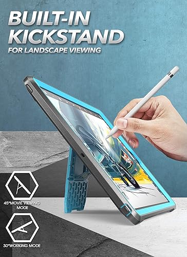 Vista 50 de SUPCASE Unicorn Beetle Pro Series Funda para iPad 10.2 Negro