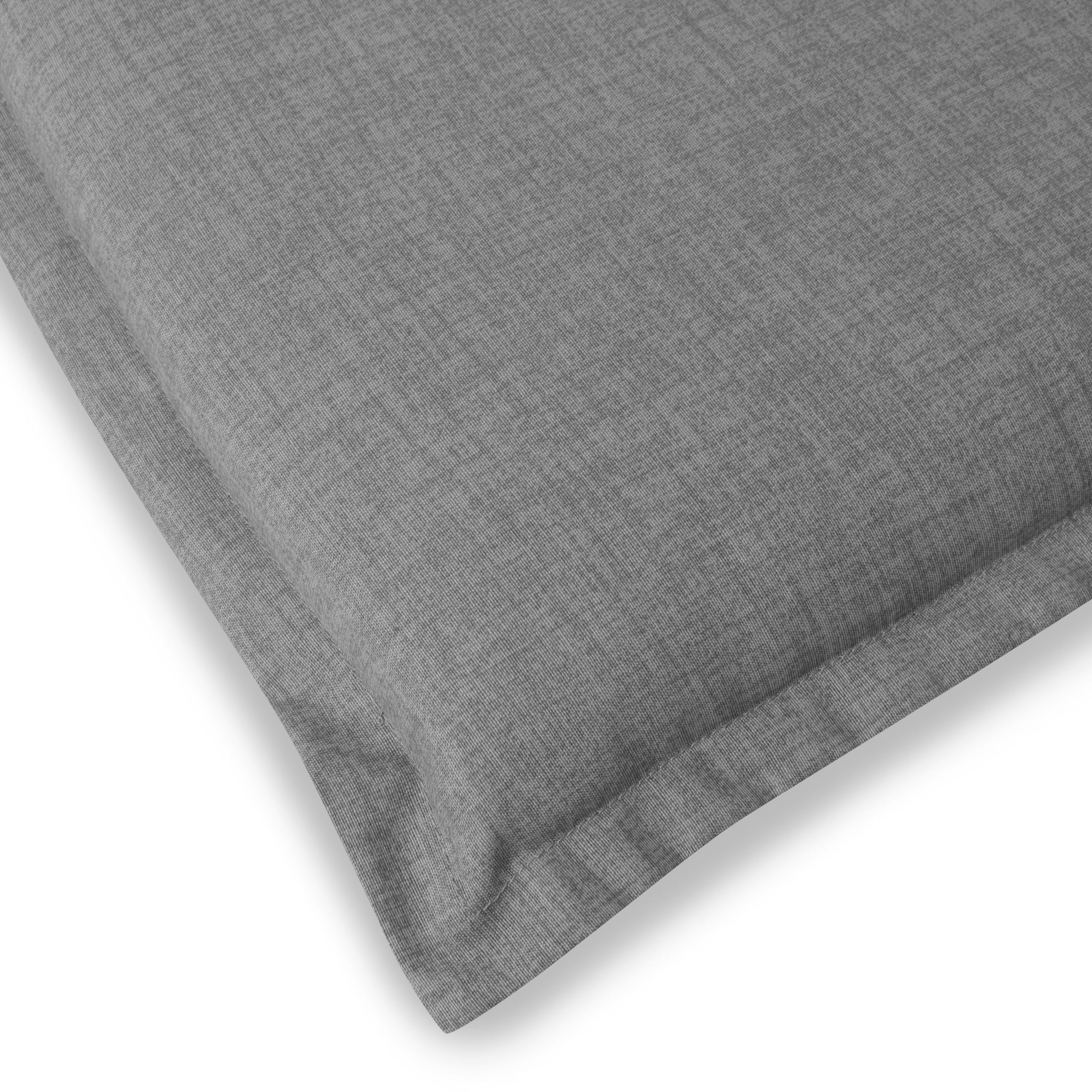 Gardissimo 6er Set Premium Hochlehner Grau, 120 x 50 x 8 cm | Gartenstuhlauflagen, UV-Lichtecht, Schaum-/Vliesfüllung, Polsterauflagen