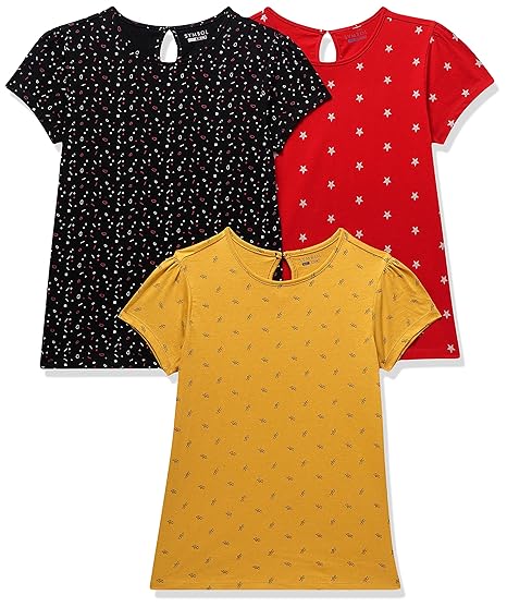 Amazon Brand - Symbol Girls Regular T-Shirt