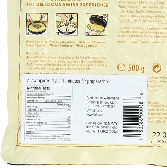 Swiss Delice-Rosti, 17.6-Ounce (500 Grams) (Pack of 10), 1.1 Pound (Pack of 10)