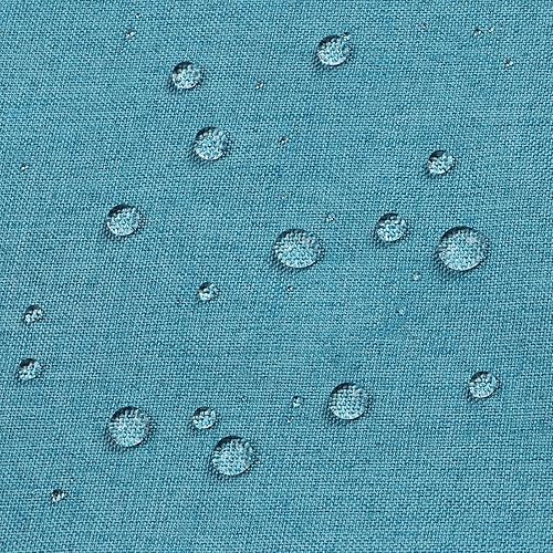 Miniatura 3 de Paquete de 2 fundas de almohada para exteriores, fundas de almohada decorativas de línea sólida, impermeables, para jardín, patio, sofá, decoración