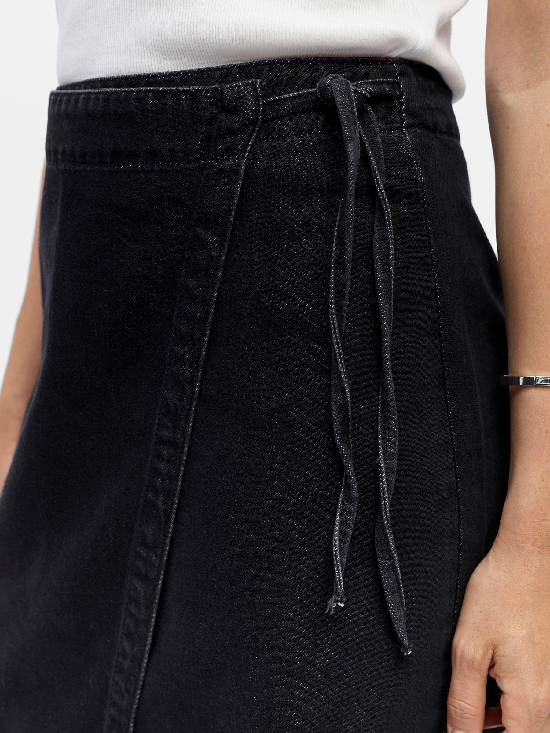 Object Female Wickelrock Denim | Wrap skirt