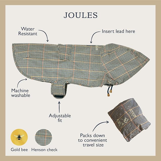 Foto 3 de 8 de Rosewood x Joules Henson Check Packaway