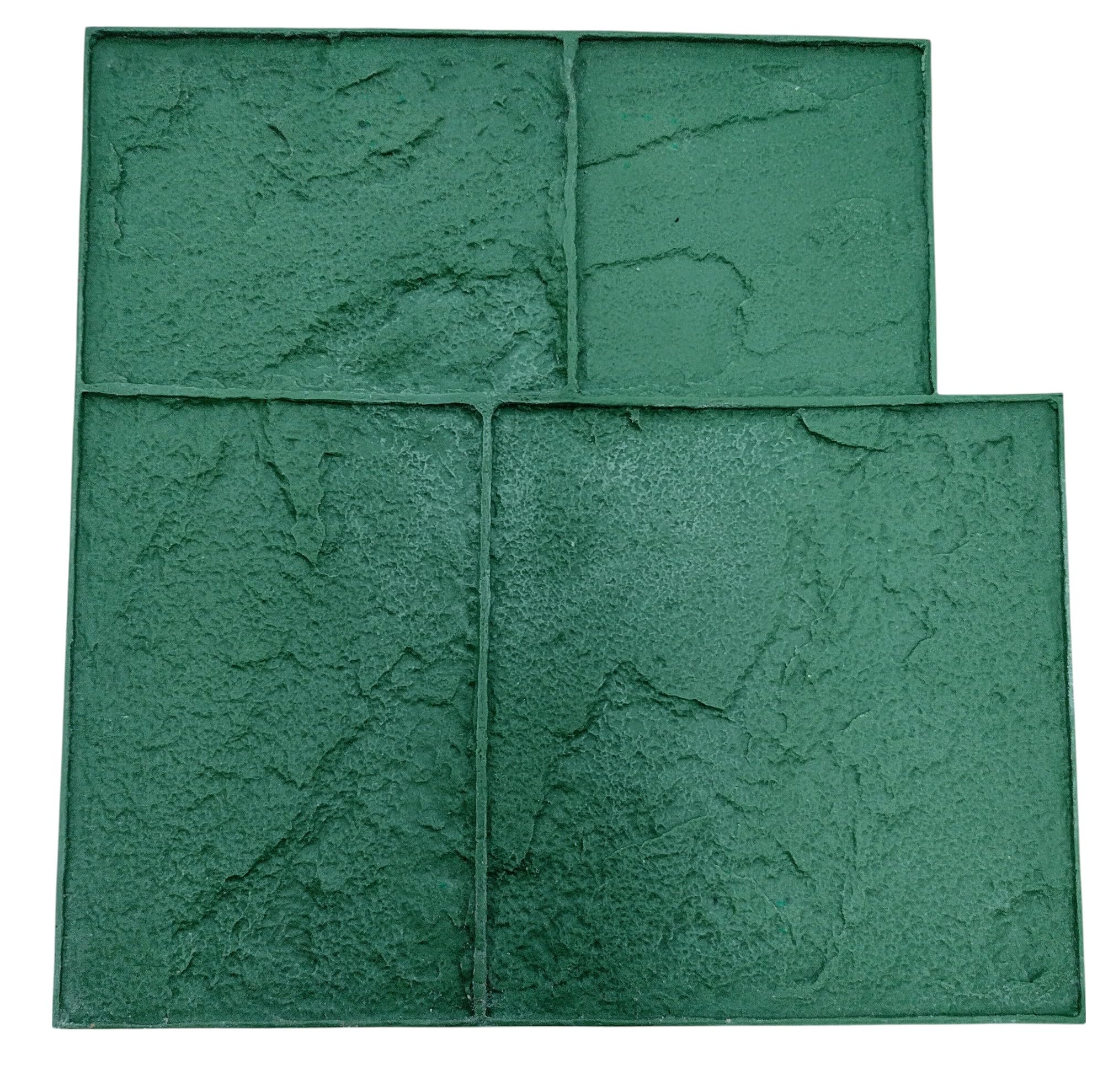 Molde de hormigón impreso imitacion Losa Árida 61 X 61 cm - Moldes Hormigon Impreso Silleria (KIT 3 SEMI-RÍGIDO + 1 FLEXIBLE)