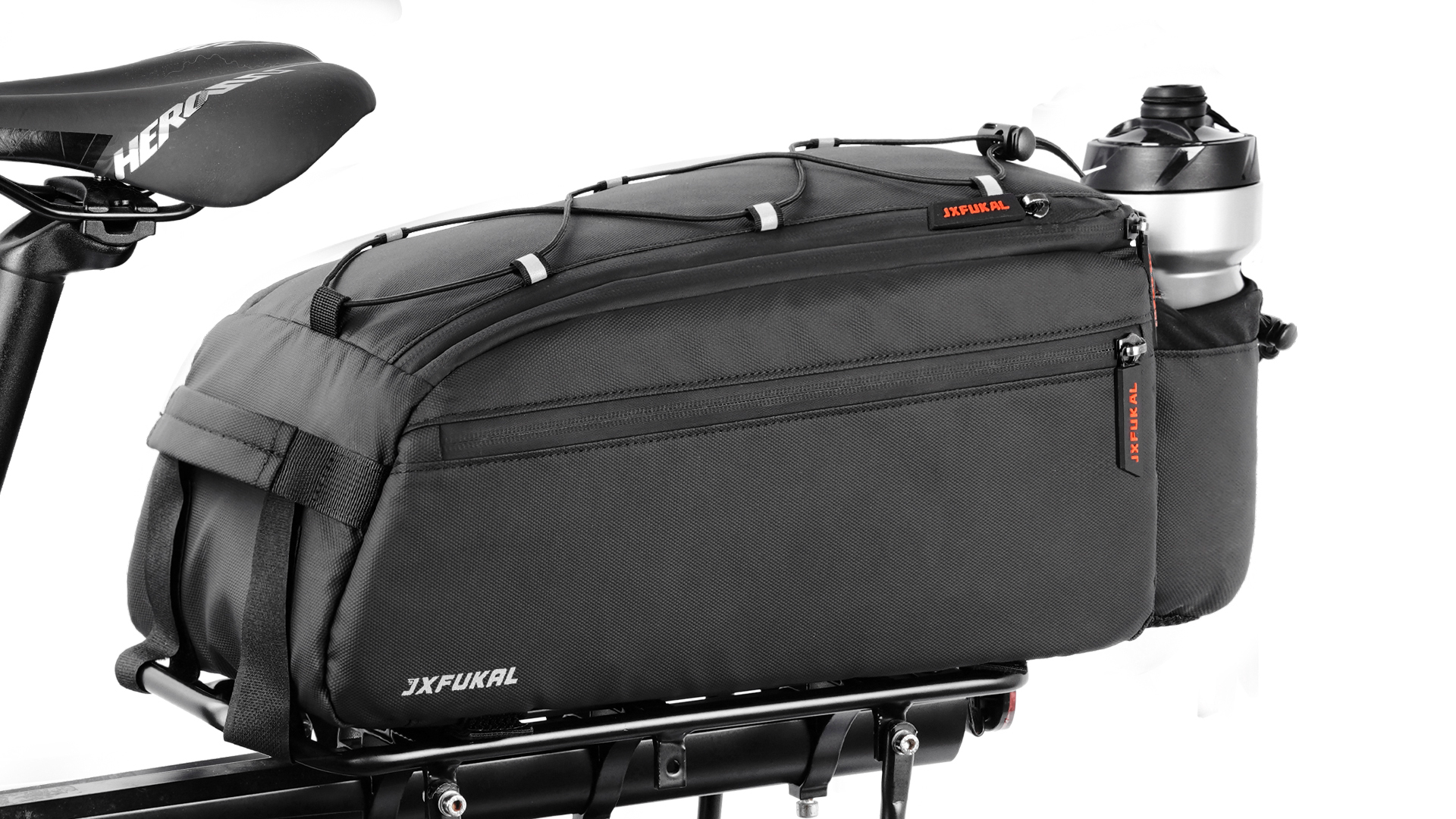 Amazon.com: JXFUKAL Bike Bags for Bicycle Rear rack, 13L