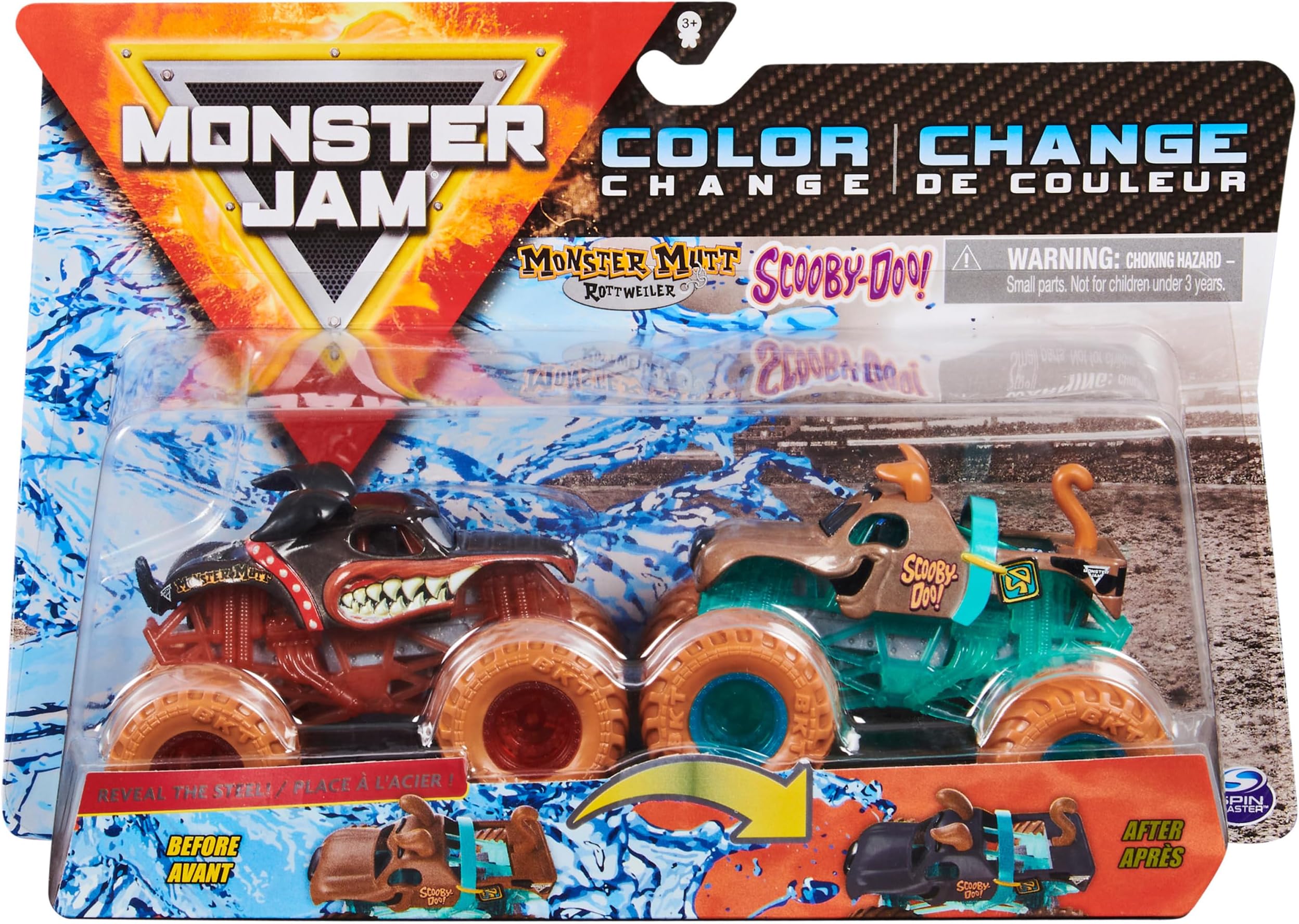 Monster Jam 2020 Color Change 1:64 Scale Double Pack [Scooby Doo + Mutt]