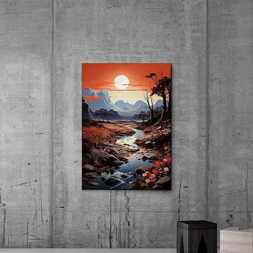 Miniatura 4 de Red Mesa, Archival Print of Landscape Prints of Red Mountain in Mesa, Arizona, Wall Art, Art Decor