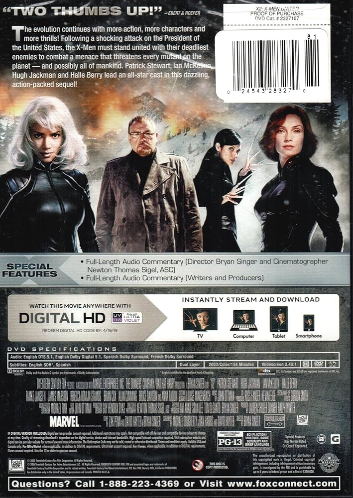 X2: X-Men United (Widescreen Edition) (Bilingual) : Patrick