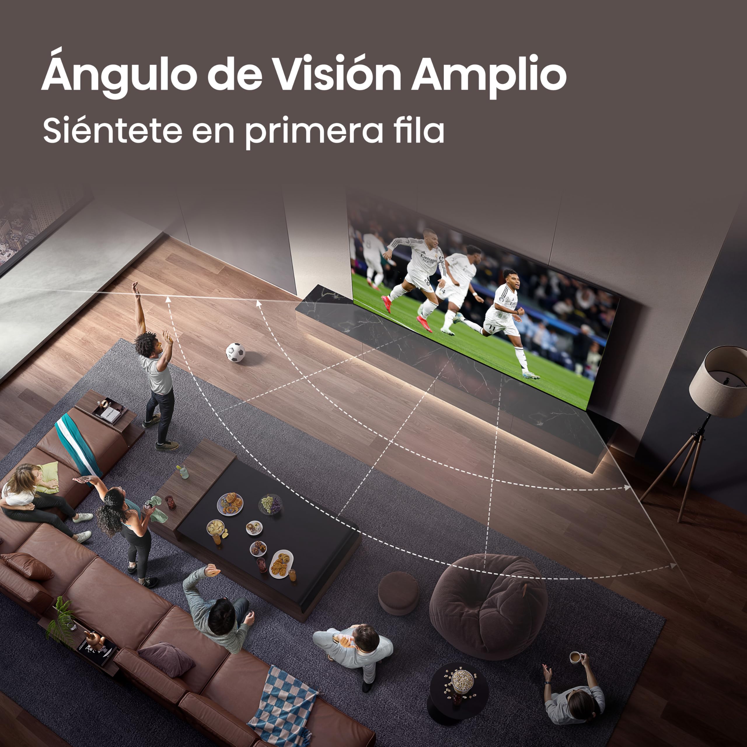 Hisense 100U70Q Pro - Mini LED Pro Smart TV 100 Pulgadas, Procesador Hi-View IA Pro, Modo Juego Ultra de 165Hz, Full Array Local Dimming, Sonido 2.1.2, Dolby Vision IQ, Dolby Atmos, Antireflejos