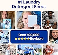Vista 8 de Earth Breeze Hojas de detergente para ropa con aroma fresco, 60 cargas, jabón ecológico sin líquido, apto para viajes para ciclos fríos y calientes