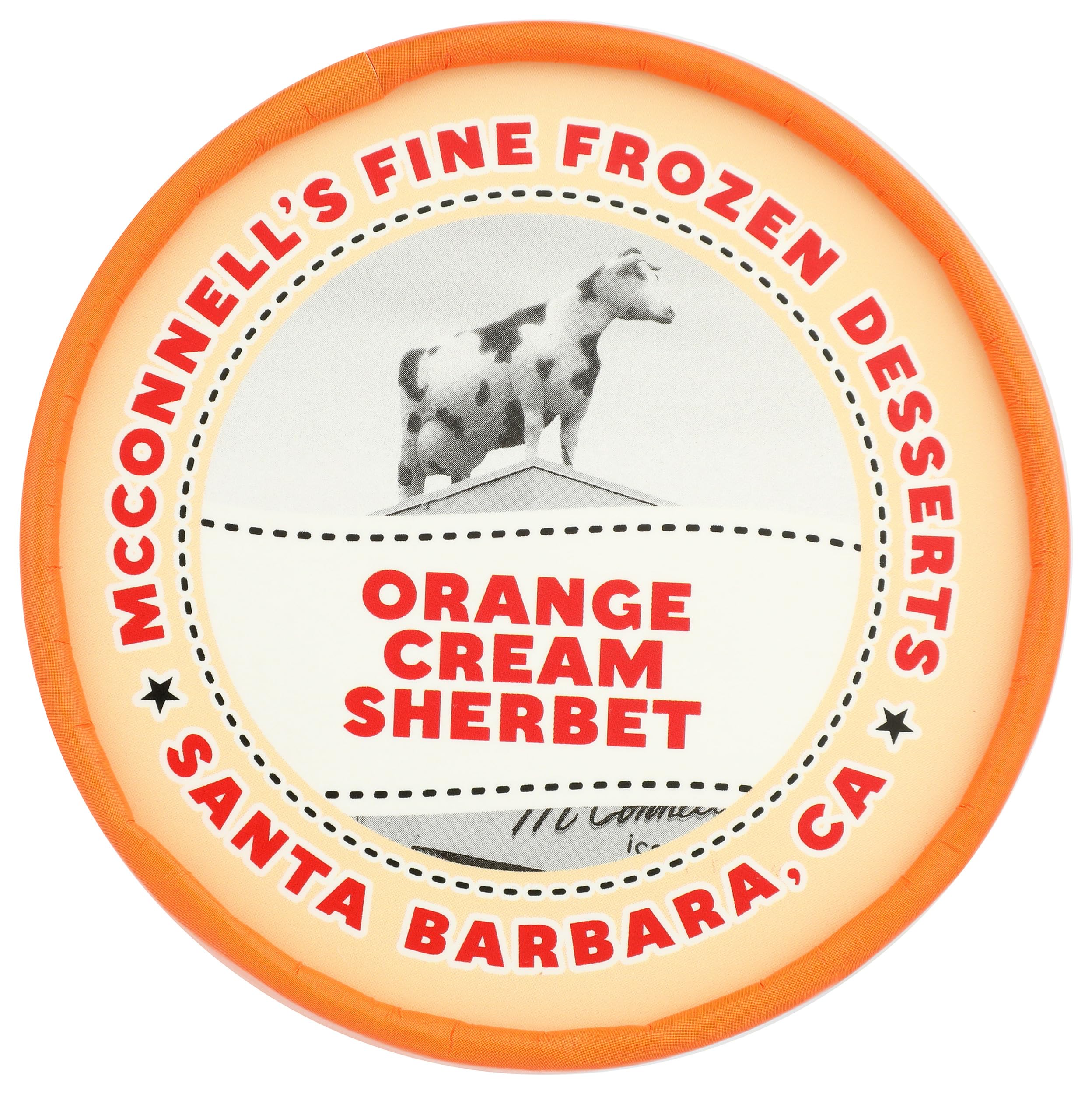 McConnells Creamsicle Sherbet, 1 PT | Grocery Pickup & Delivery