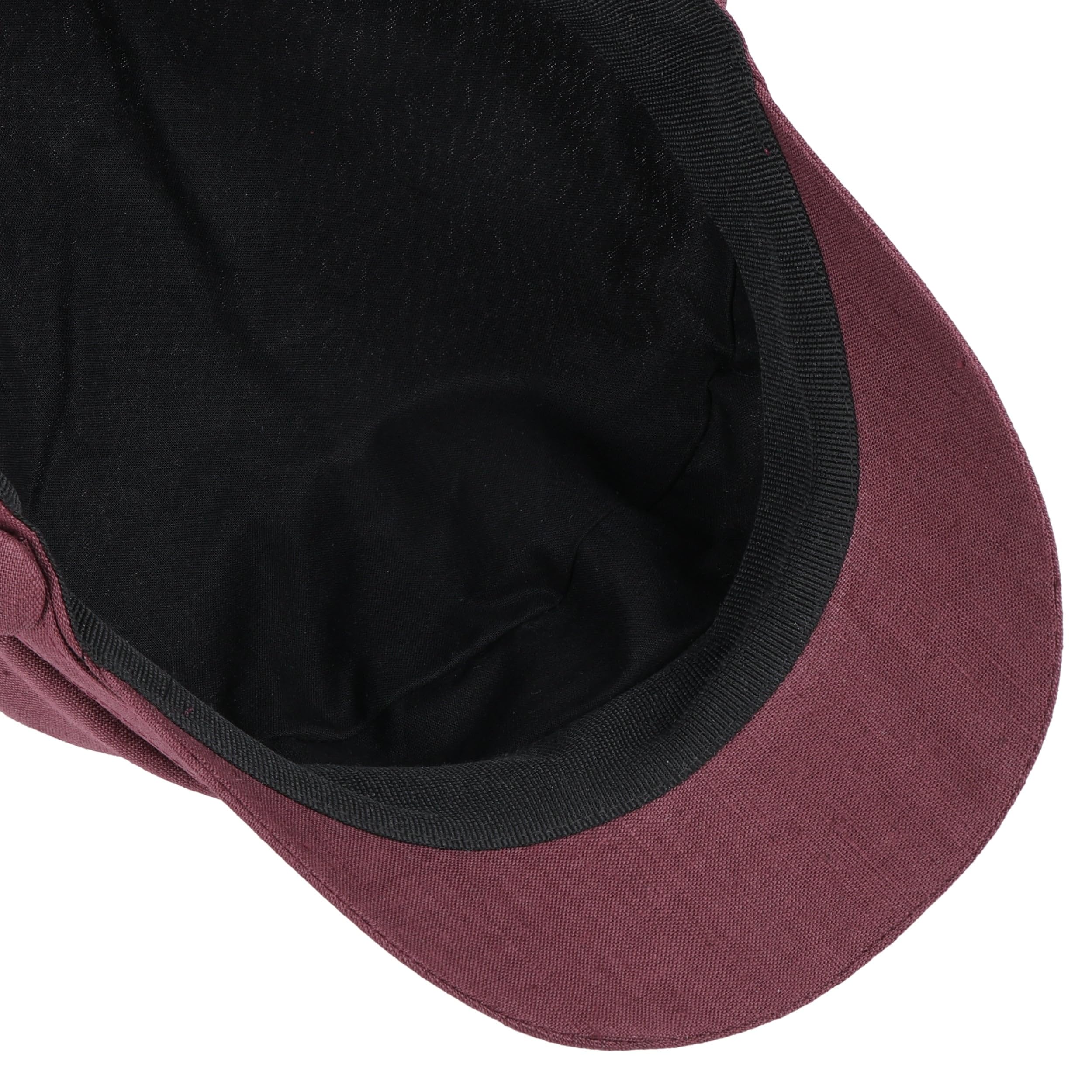 Lipodo Elbsegler Cap Baker Boy Uni einfarbig Made in Italy Damen Frühling Sommer