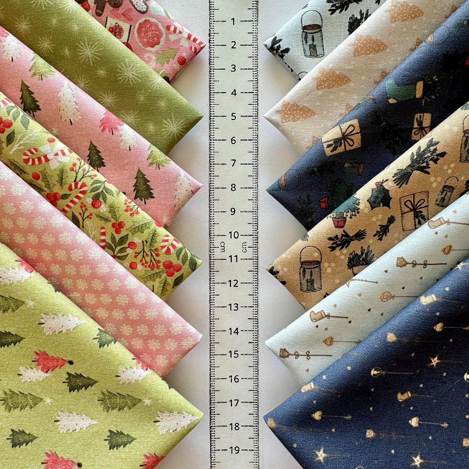 Cozy Patchwork Cotton Fabric Bundle – 60 Pre-Cut Squares (8×8 inch), 100% Cotton 140 GSM, Made in Turkey