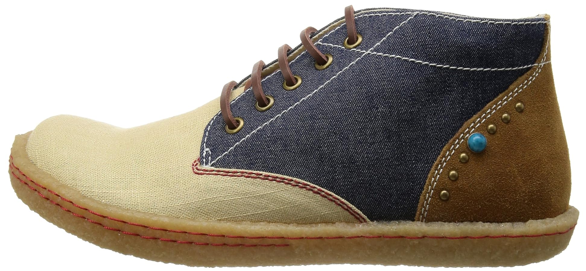 Amazon | [インディアン] チャッカブーツ メンズ ID1277 BEIGE