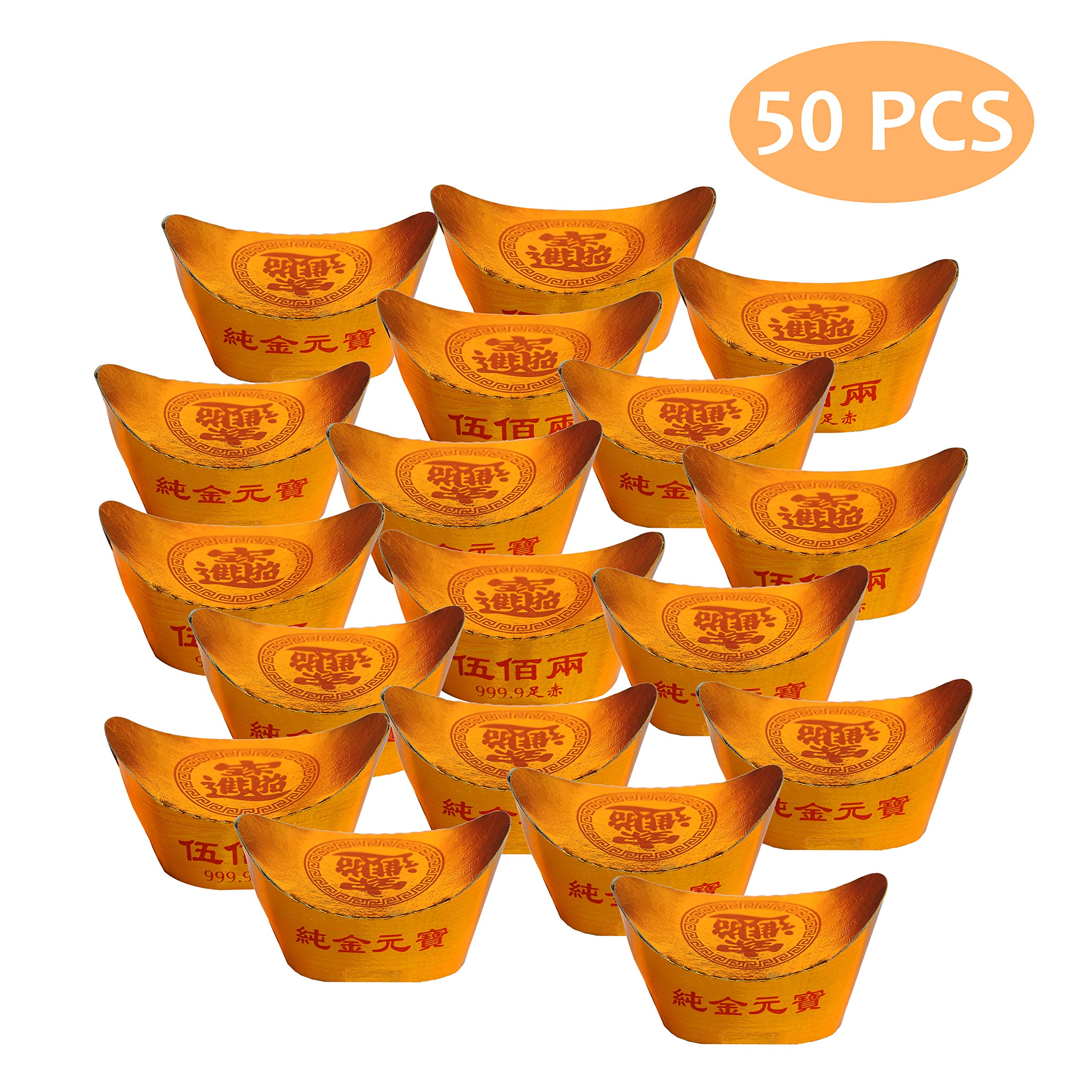 Buy Chinese Joss Paper Money Folding Gold Ingot Zhao CAI Yuan Bao