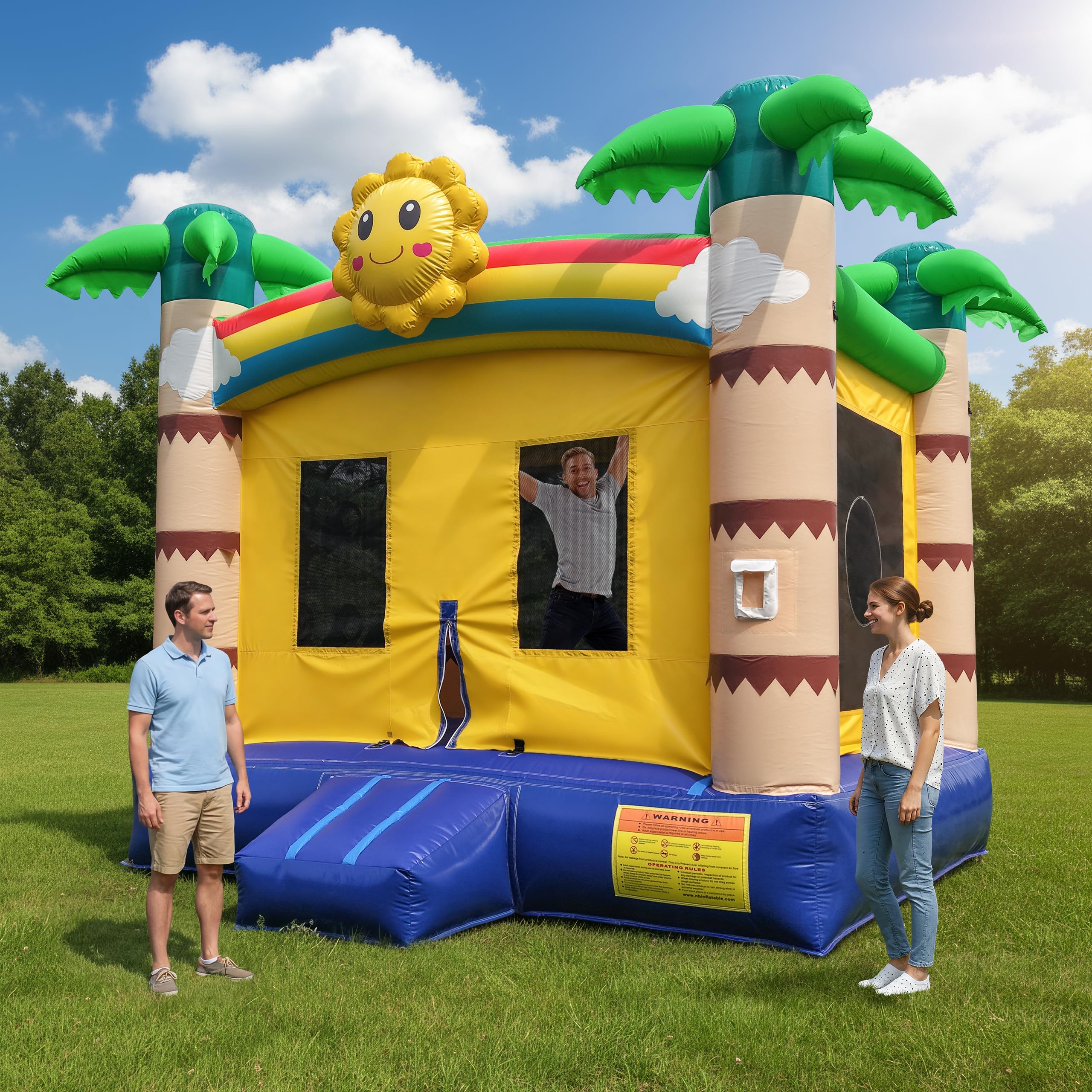 Inflatable Commercial Grade Bounce House 13FT Large Bouncy Castle