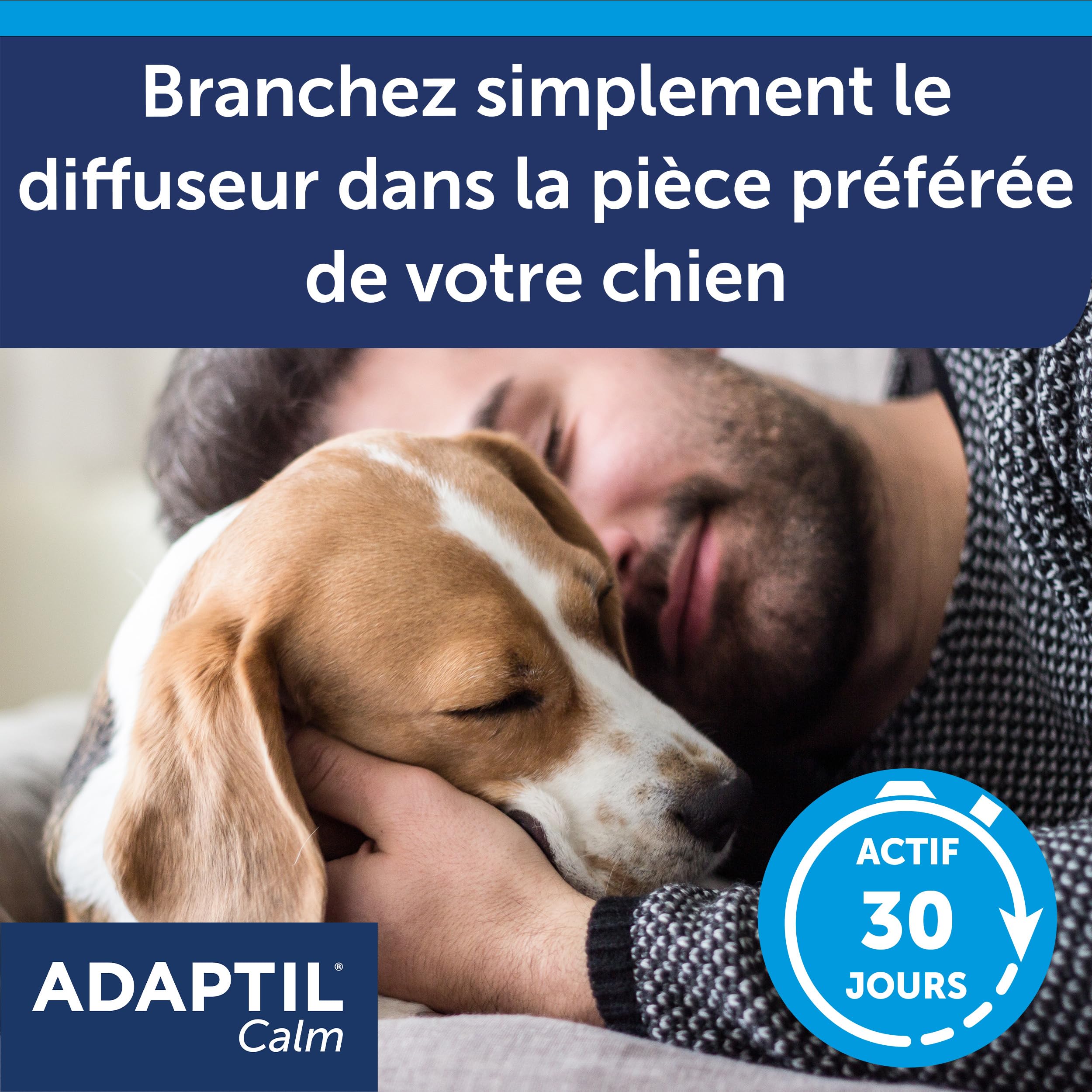 ADAPTIL Calm – Anti-stress pour chien – Diffuseur + Recharge 48 ml