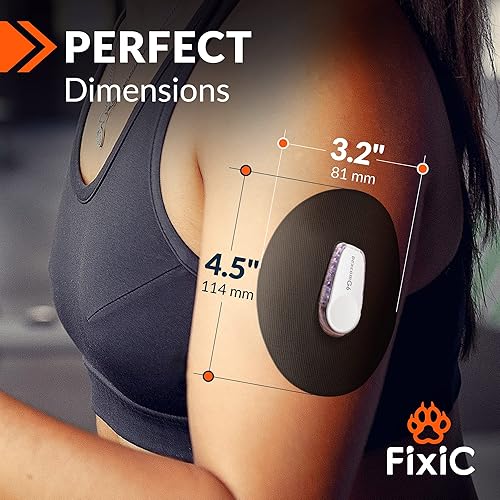 Miniatura 22 de FixiC Parches adhesivos para G7 y Stelo - Paquete de 25 parches adhesivos impermeables de alta calidad - Papel precortado - Parche adhesivo para G7